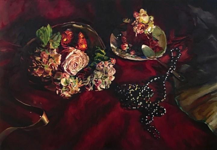 Valadon Rosemary_Table of Promises_oil on canvas_106 x 152