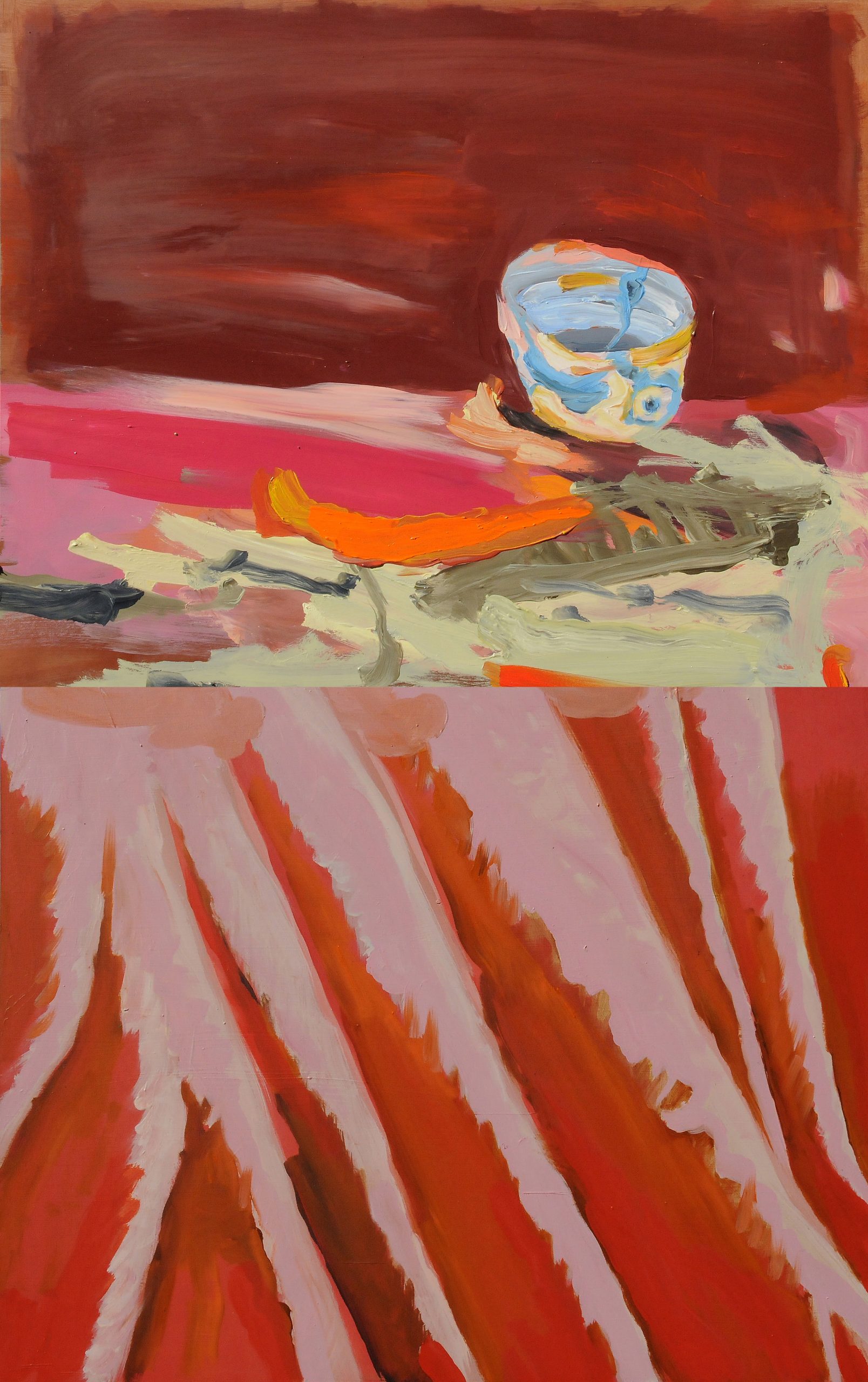 Carroll_The spider and the bowl scarcely looked at each other - Diptych Oil on board_master