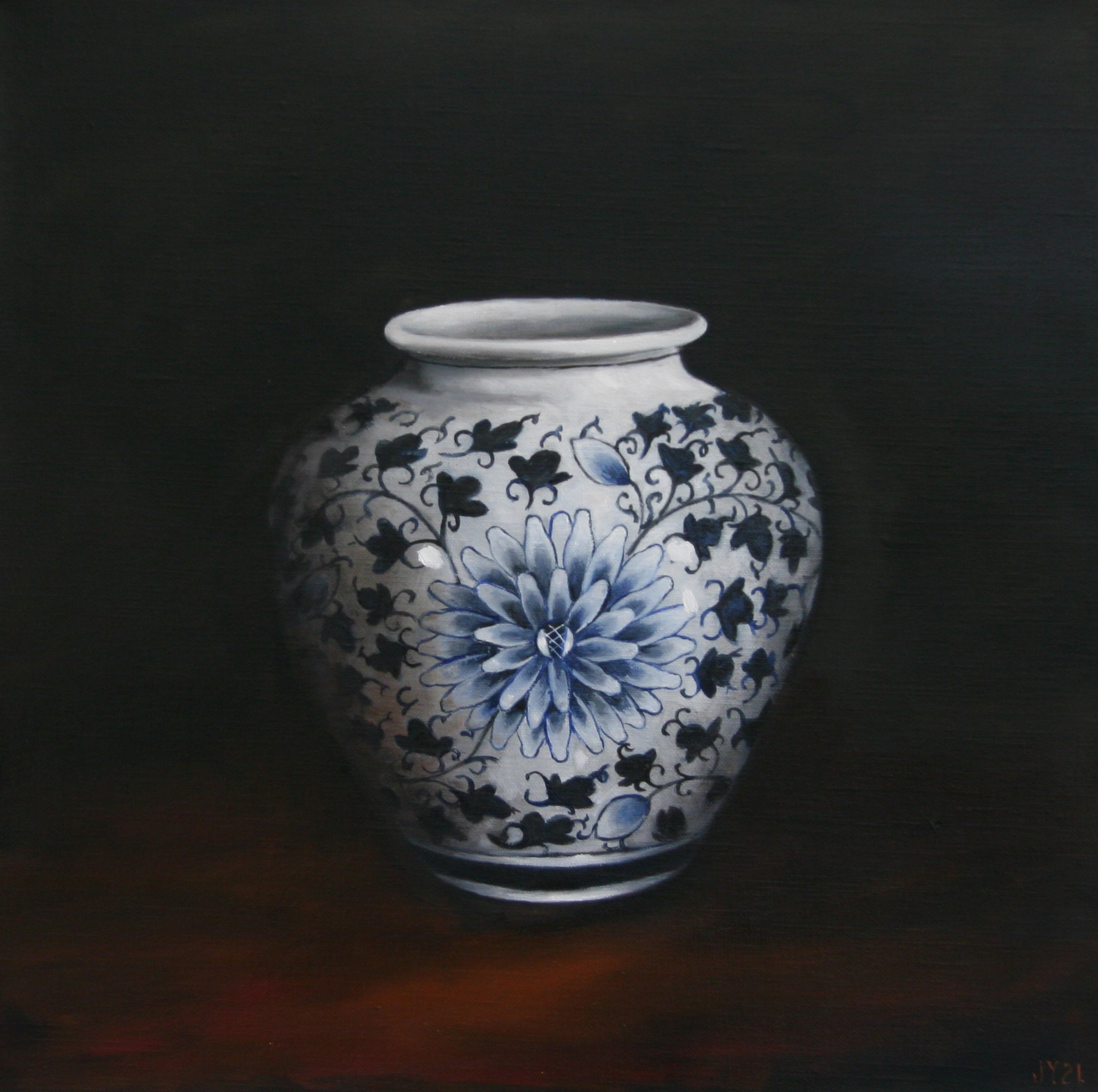 Young_Vessel Entwined No 2_oil on linen_40 x 40cm