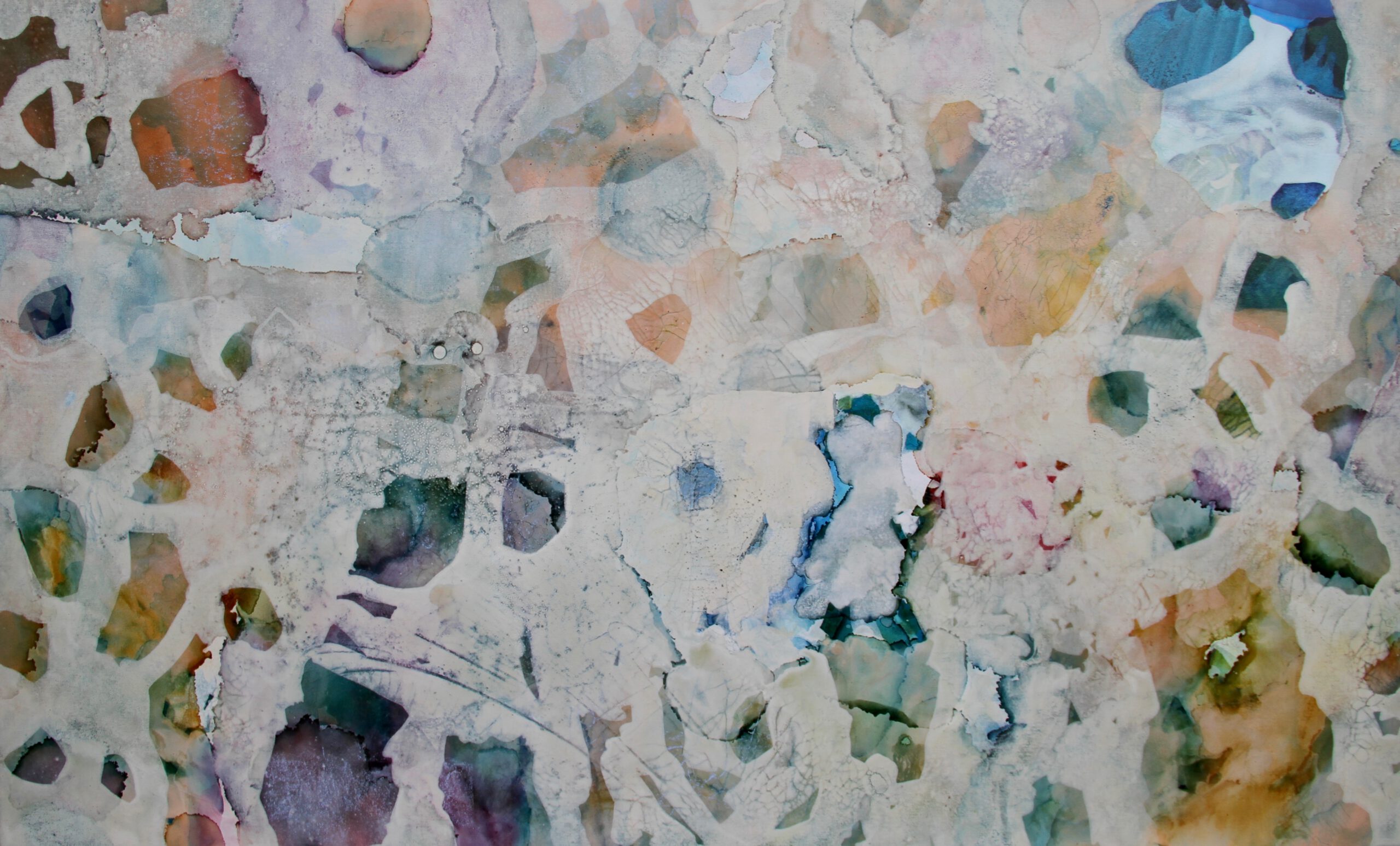 Juniper_Colourfield of elements_mixed media on canvas_90 x 150cm_master