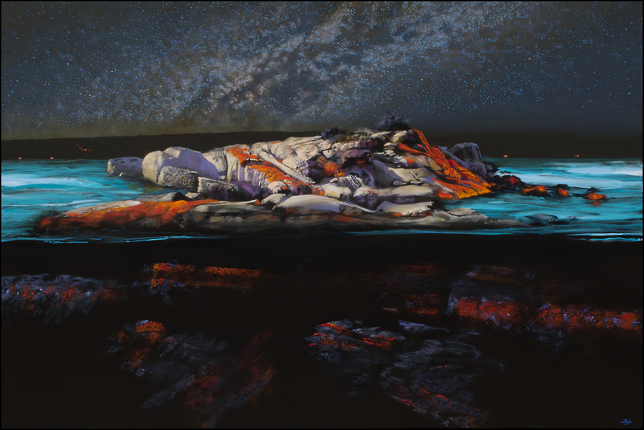 Taylor_Ice Age Fires_acrylic on canvas_122 x 183cm