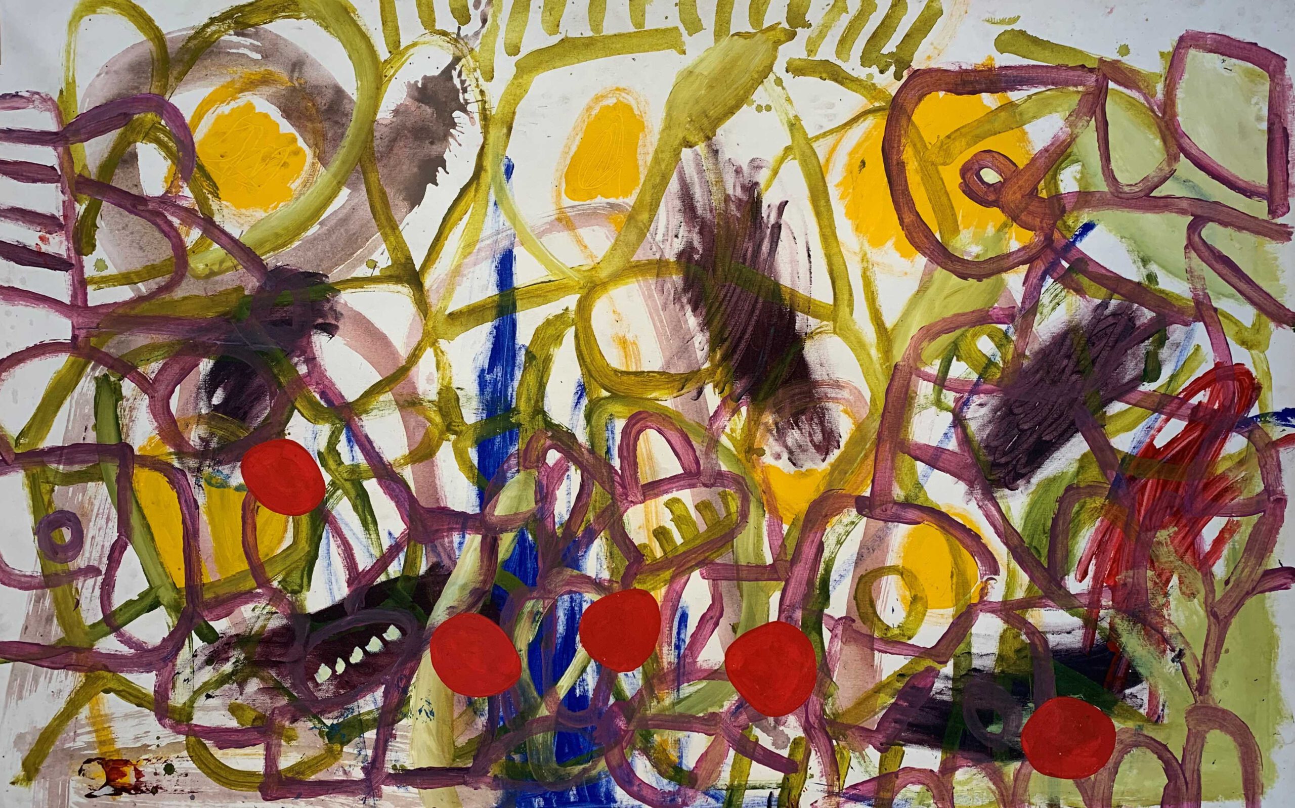 Poulet_Untitled (June gully)_acrylic on canvas_120 x 200_email