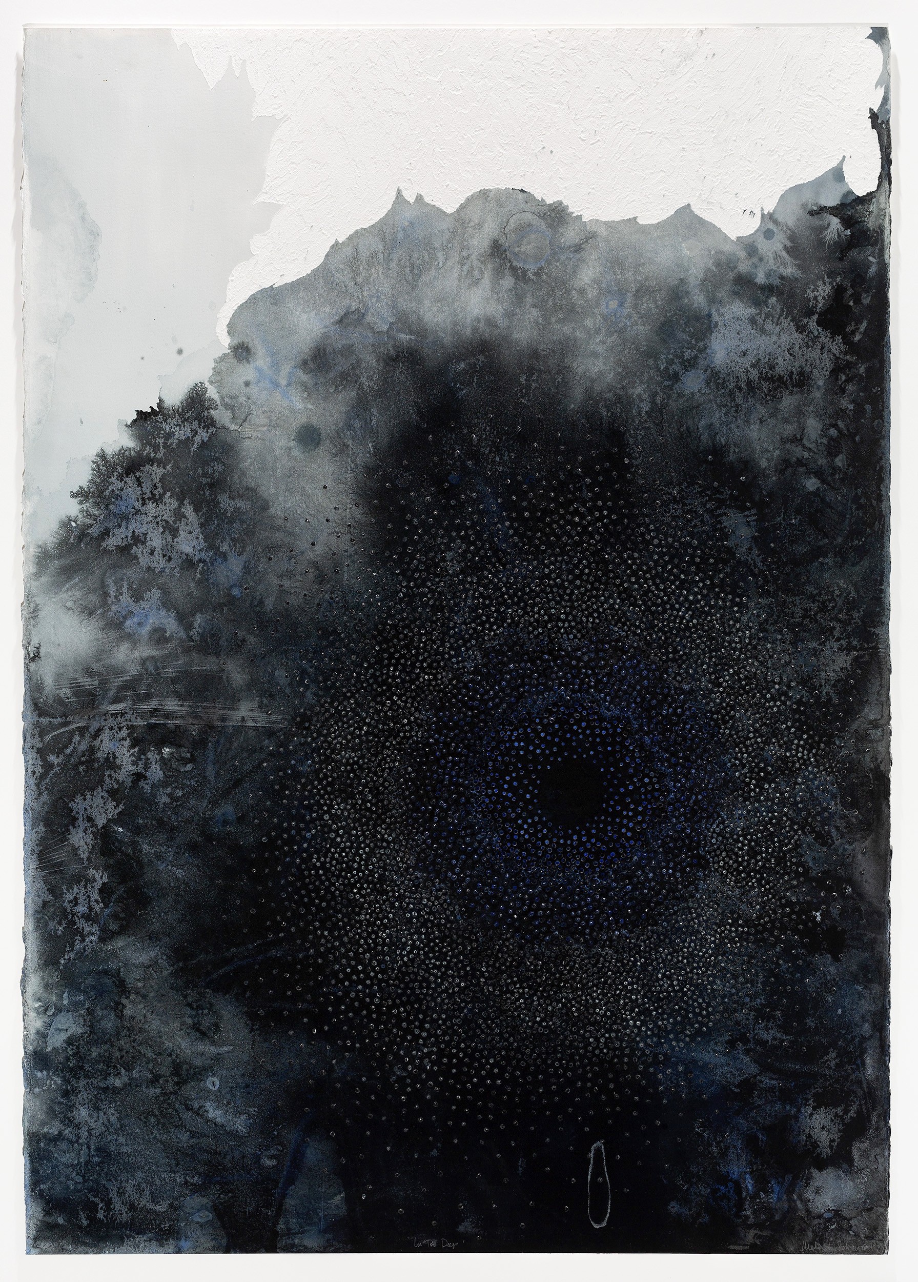 Schawel_In_Too_Deep_2021_ink_on_torn_perforated_paper_152x106cm