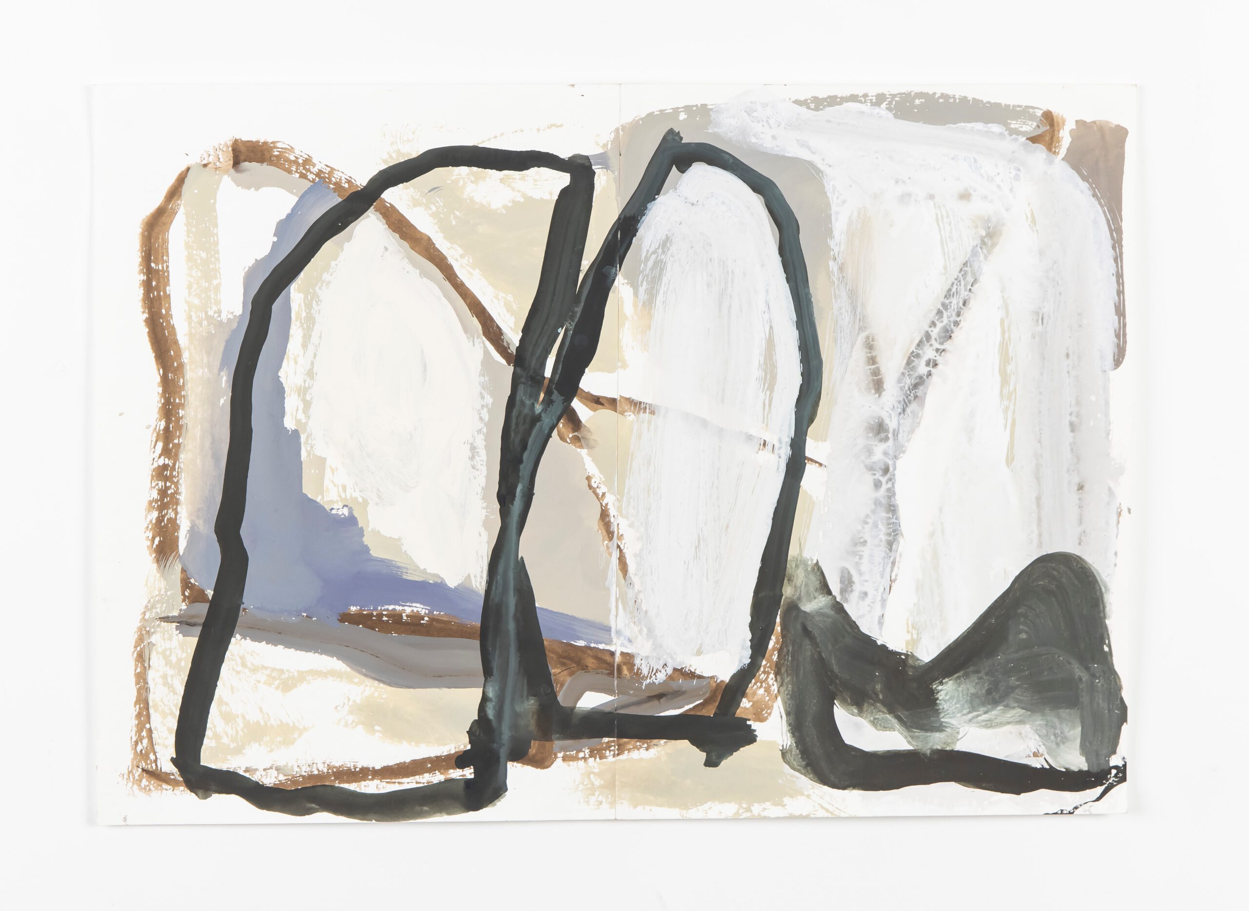 Collins - Monaro Seires No 4-gouache on paper-42 x 59cm
