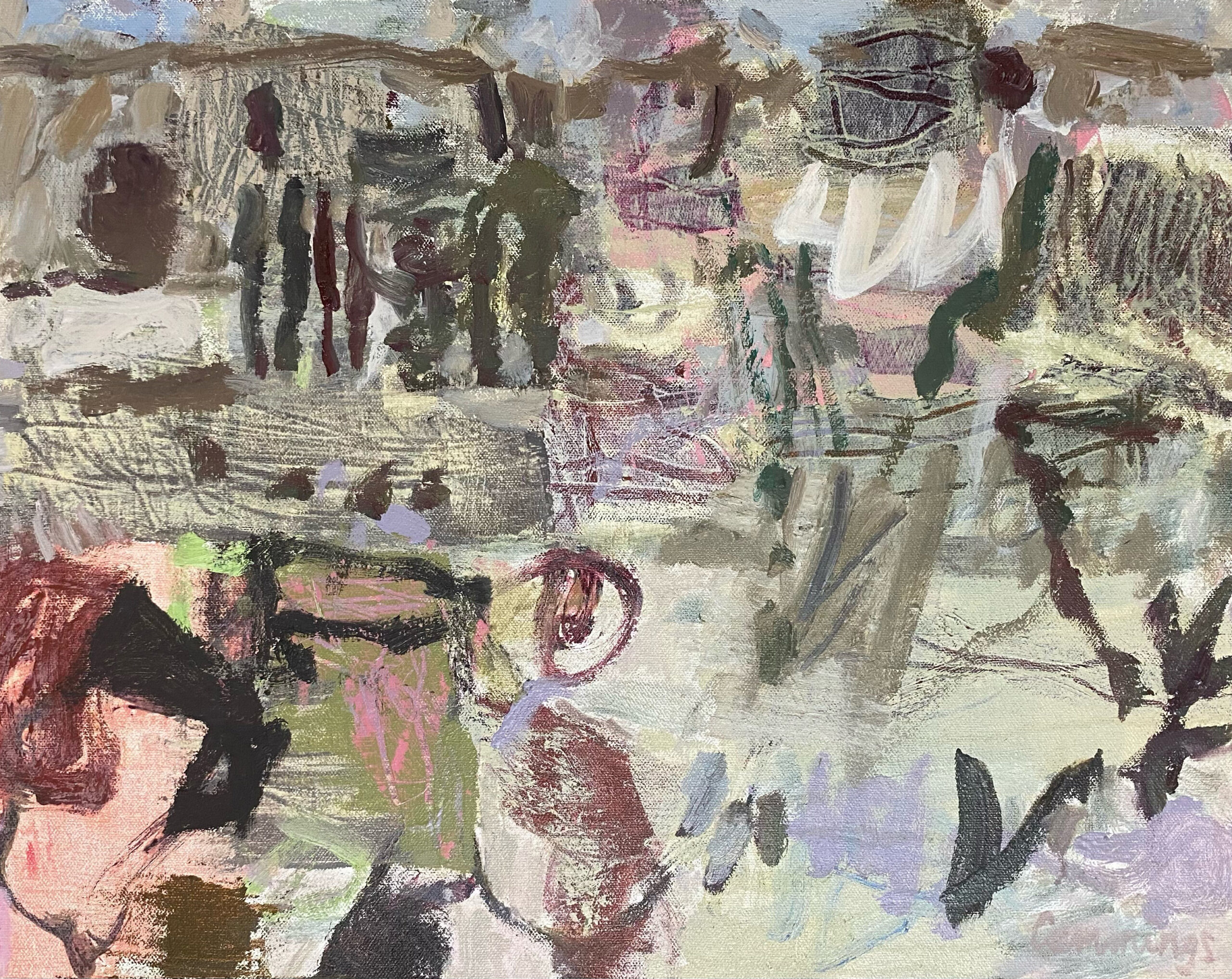 Elisabeth Cummings- Distant Homestead, Kelton Plains-oil on canvas-41 x 51cm-cropped