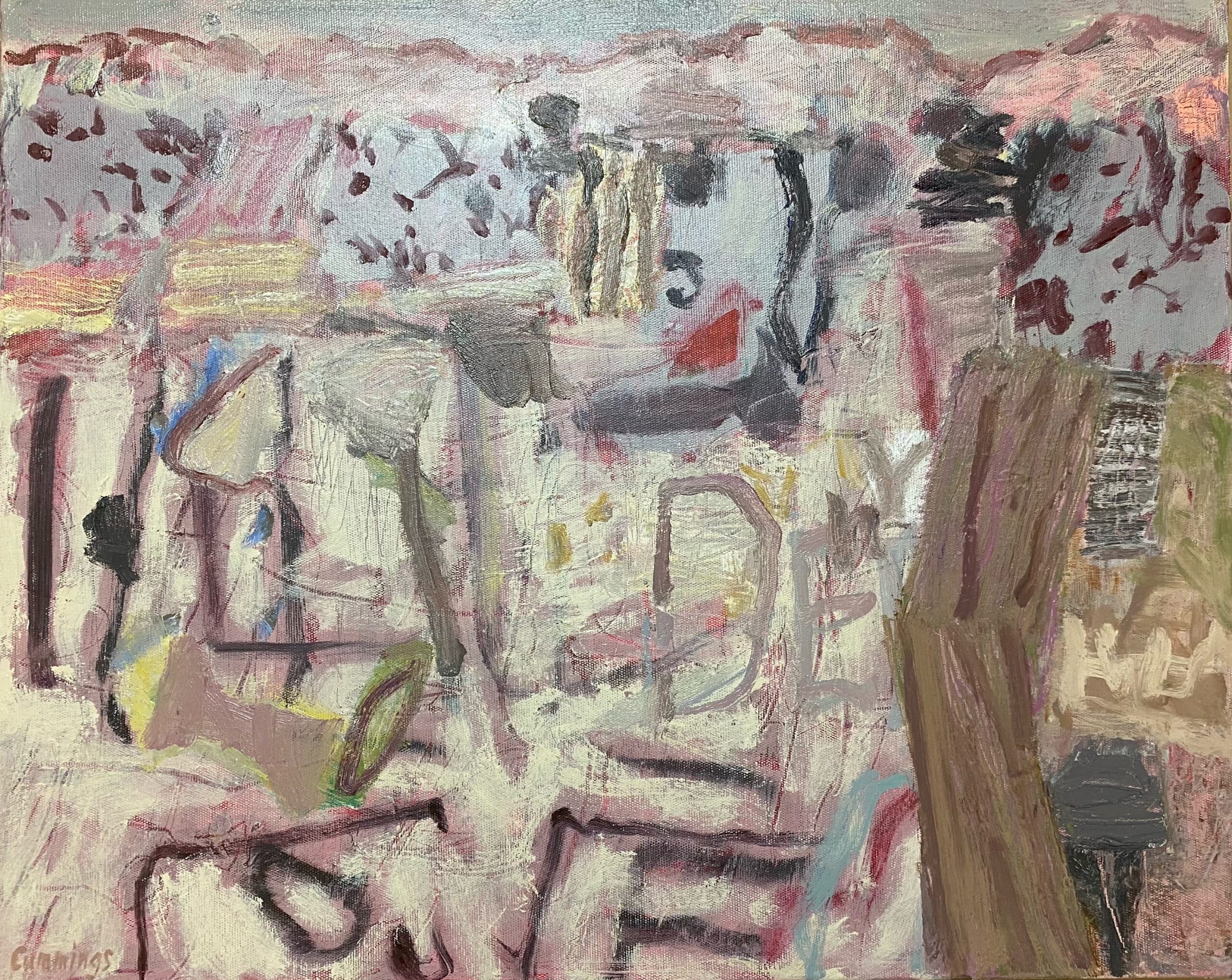 Elisabeth Cummings -Through the Monaro-oil on canvas-61 x 76cm