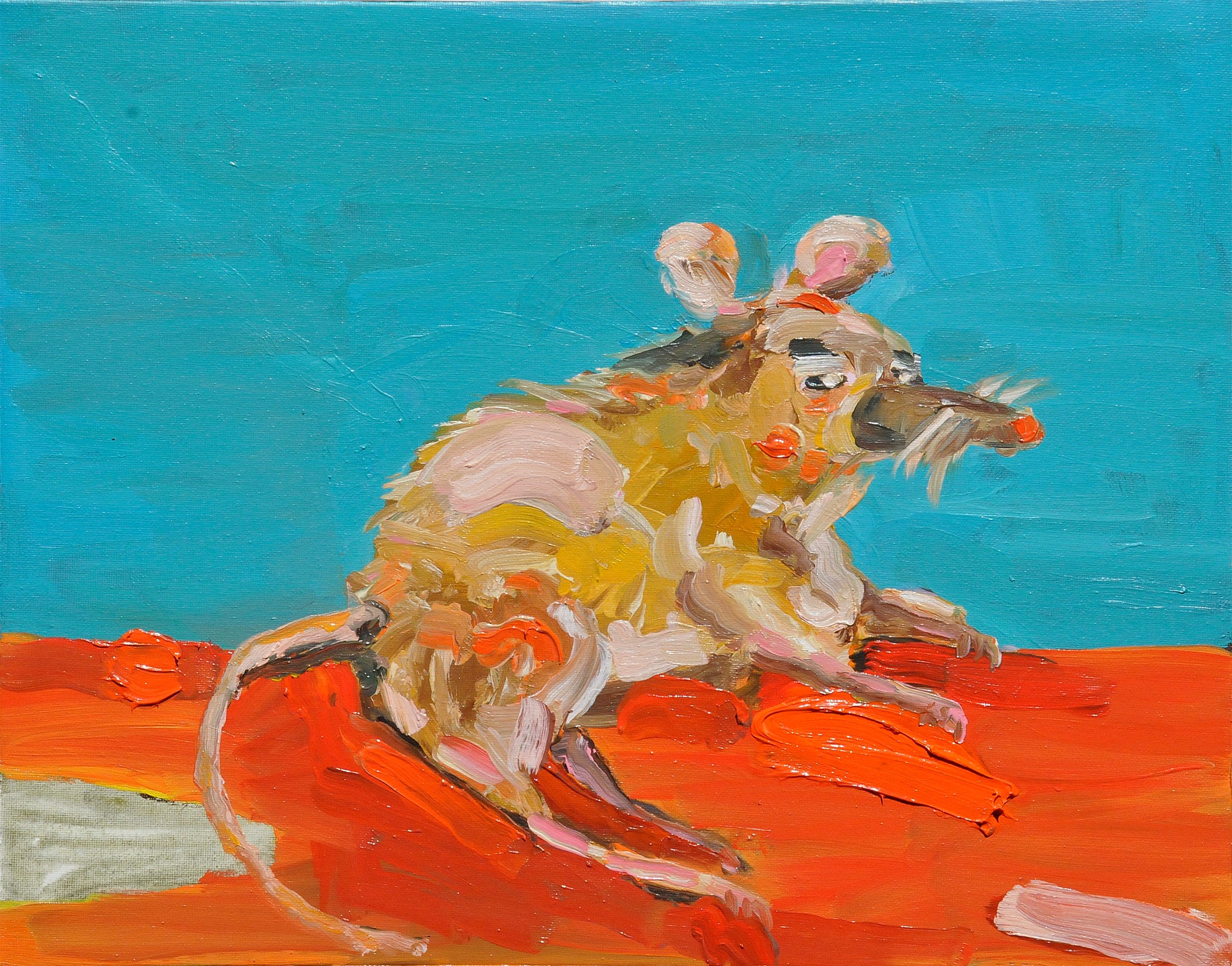 Carroll - Mouse in the House No.3 - oil on canvas - 40 x 50cm -master