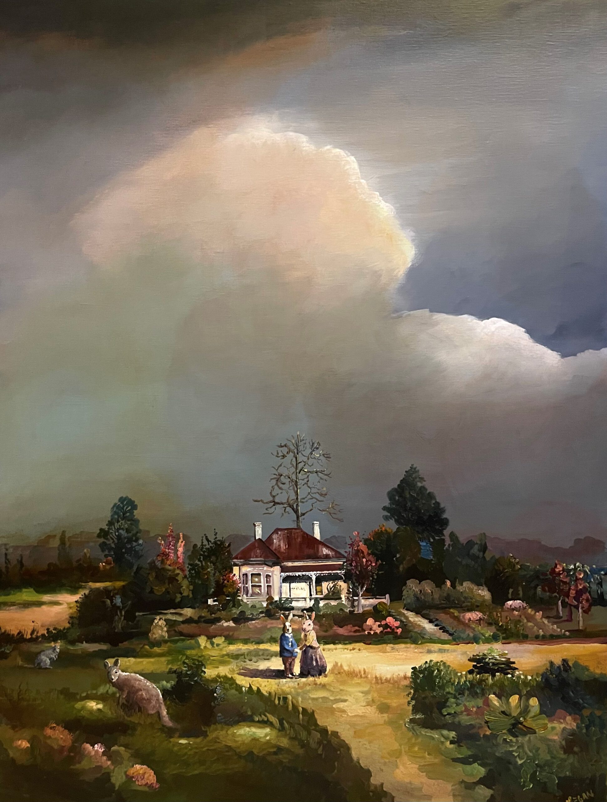 Egan-Harold's Homecoming -oil on canvas 125 x 92cm-master