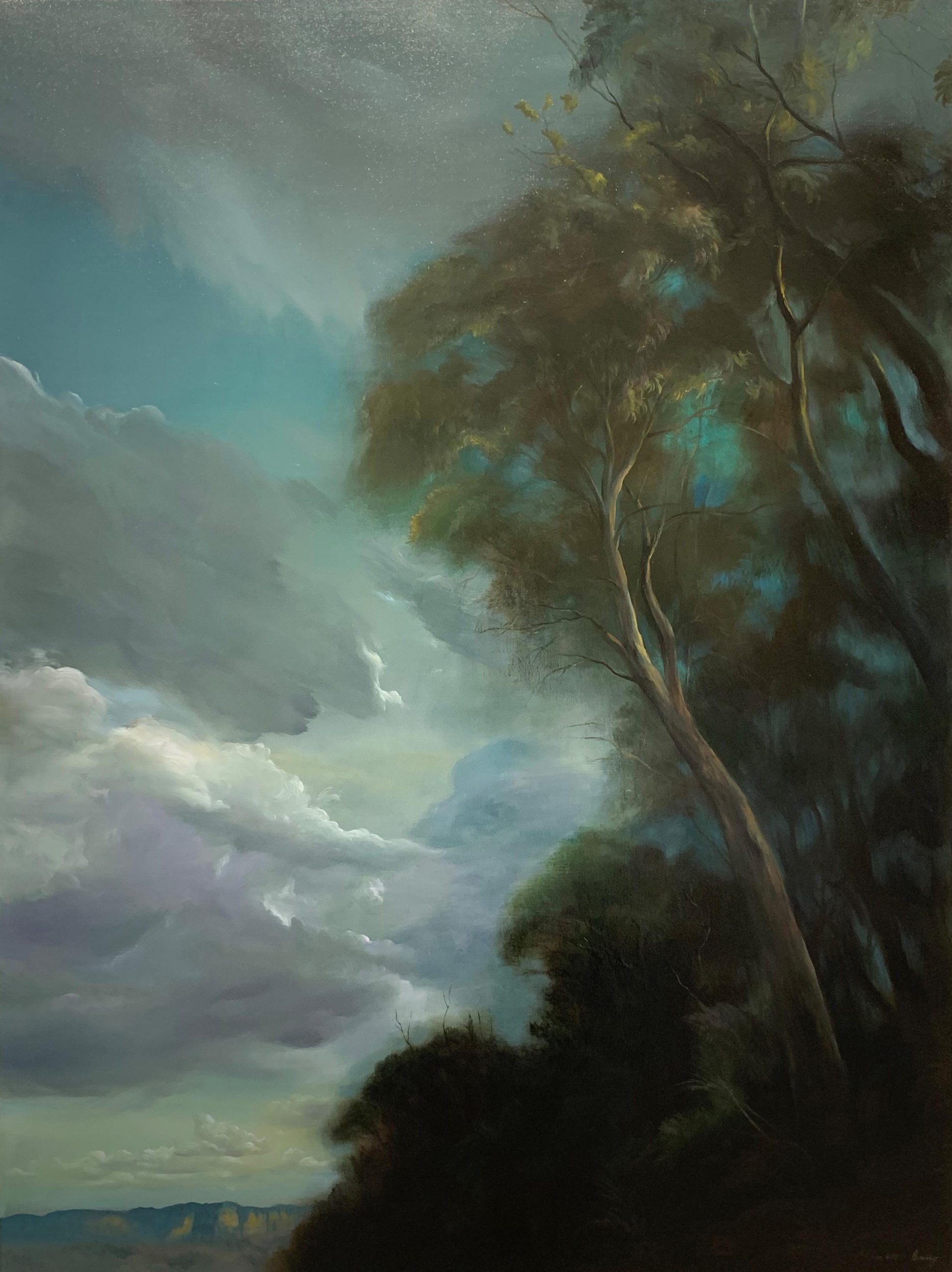 Min-Woo Bang 'Romantic Landscape' oil on linen 121 x 91cm $9900