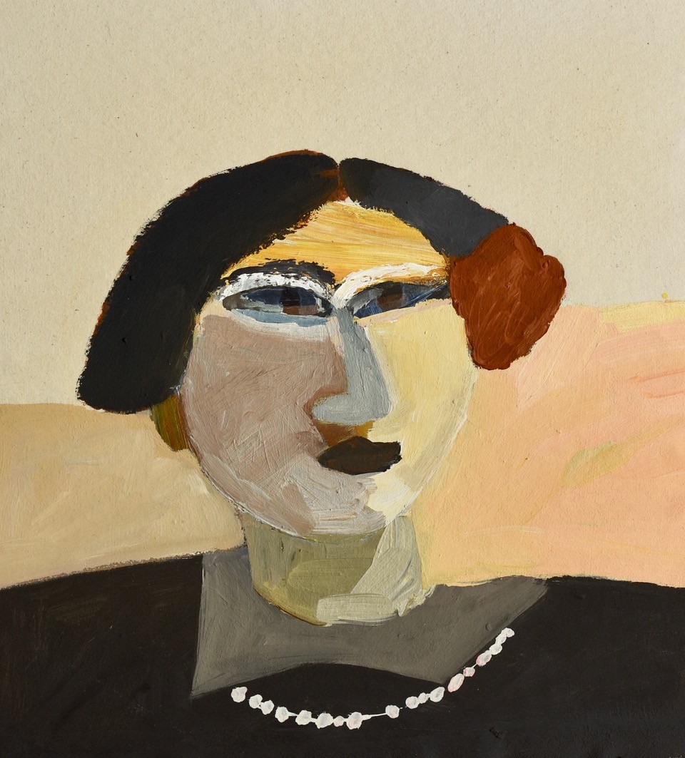 Eleanor Millard 'The Grandmother' acrylic on canvas 50 x 46cm $3,900