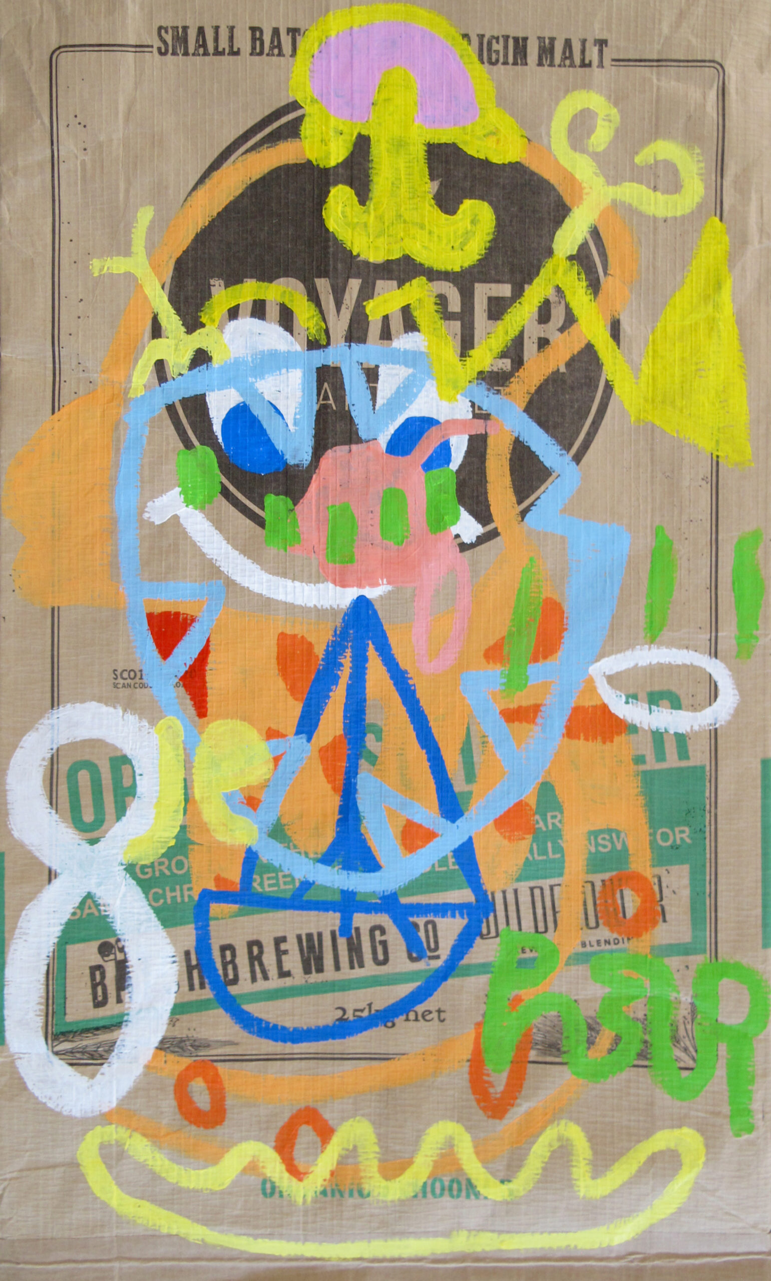 Nigel Sense 'Gili Meno' acrylic on paper 44.5 x 74cm $2,750