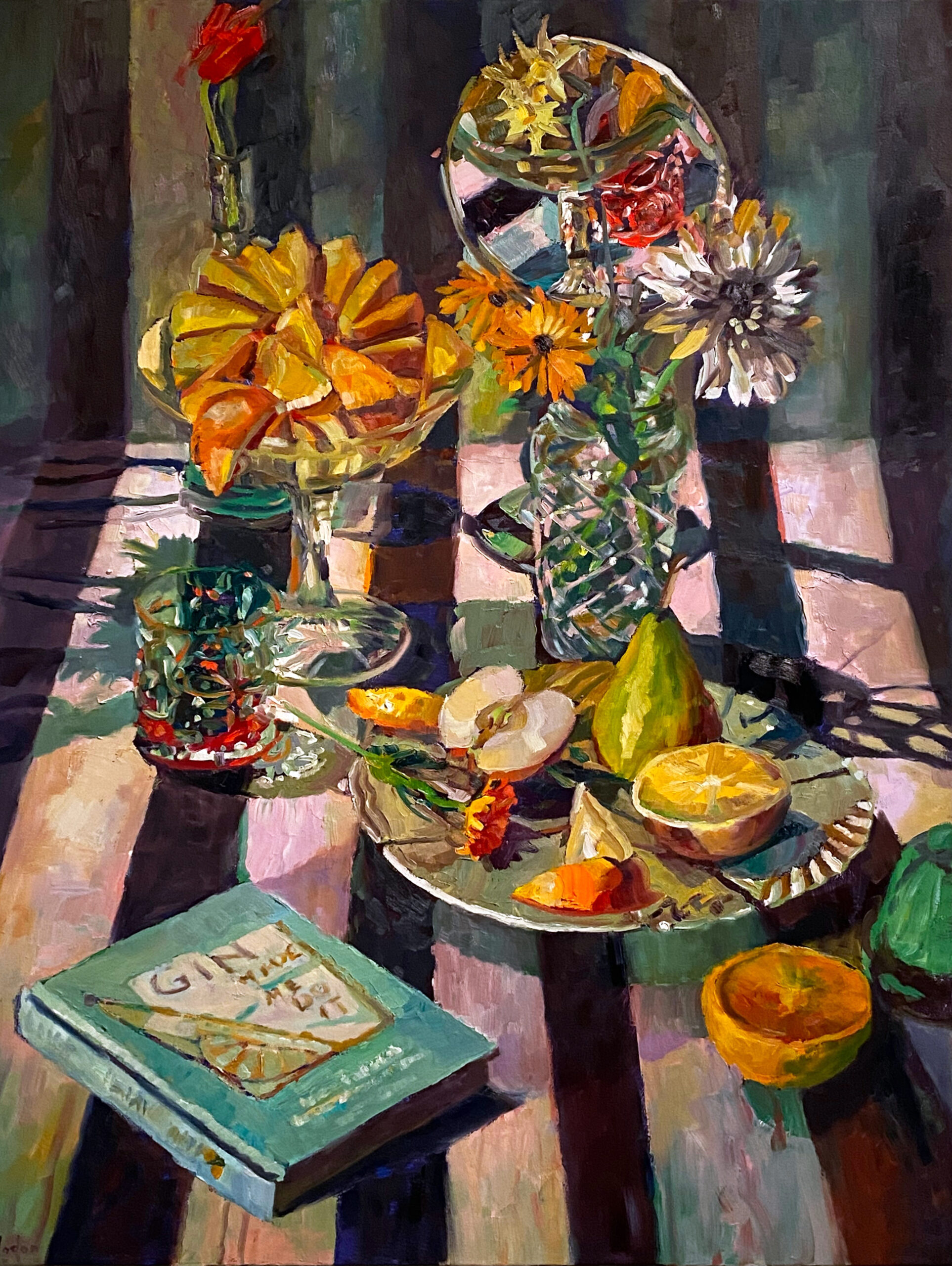 Rosemary Valadon 'Afernoon Sojourn' oil on canvas 122 x 91cm $20,000