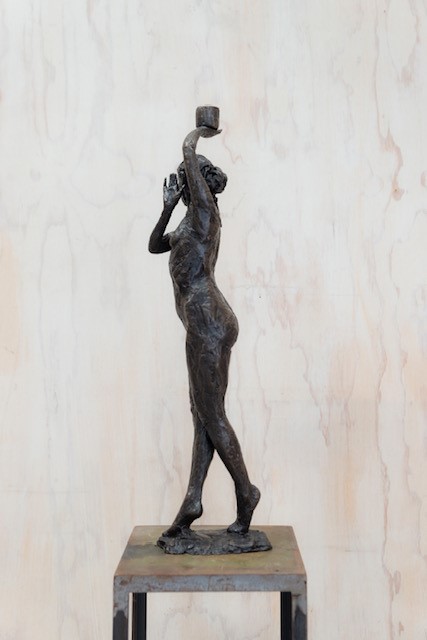 Dagmar Cyrulla 'Lauras Dance' bronze (Edition 1 of 7) 63 x 14 x 14cm