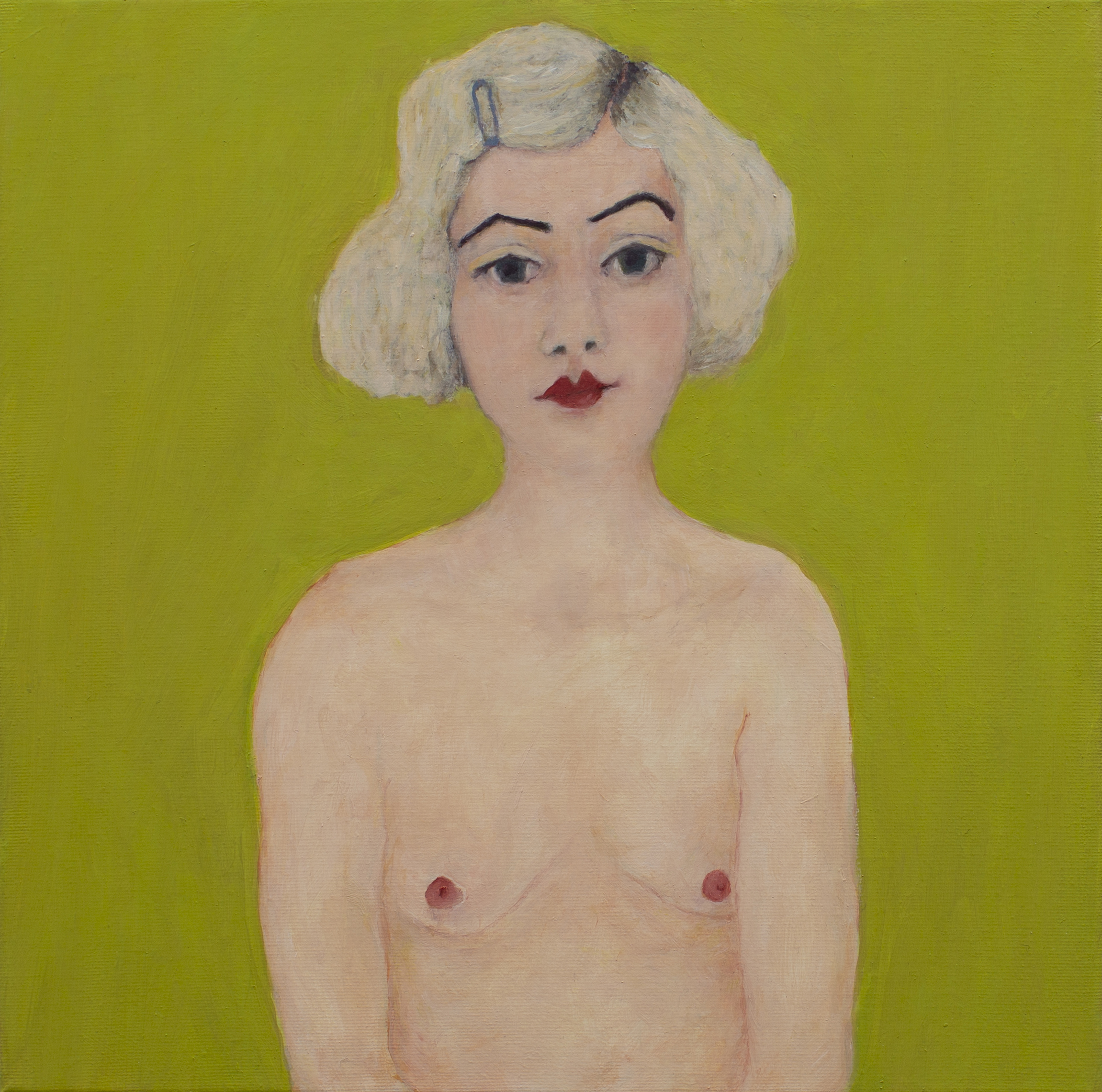 Carmel Byrne 'The Butterfly (Psy-khe)' oil on canvas 40 x 40cm $2,000