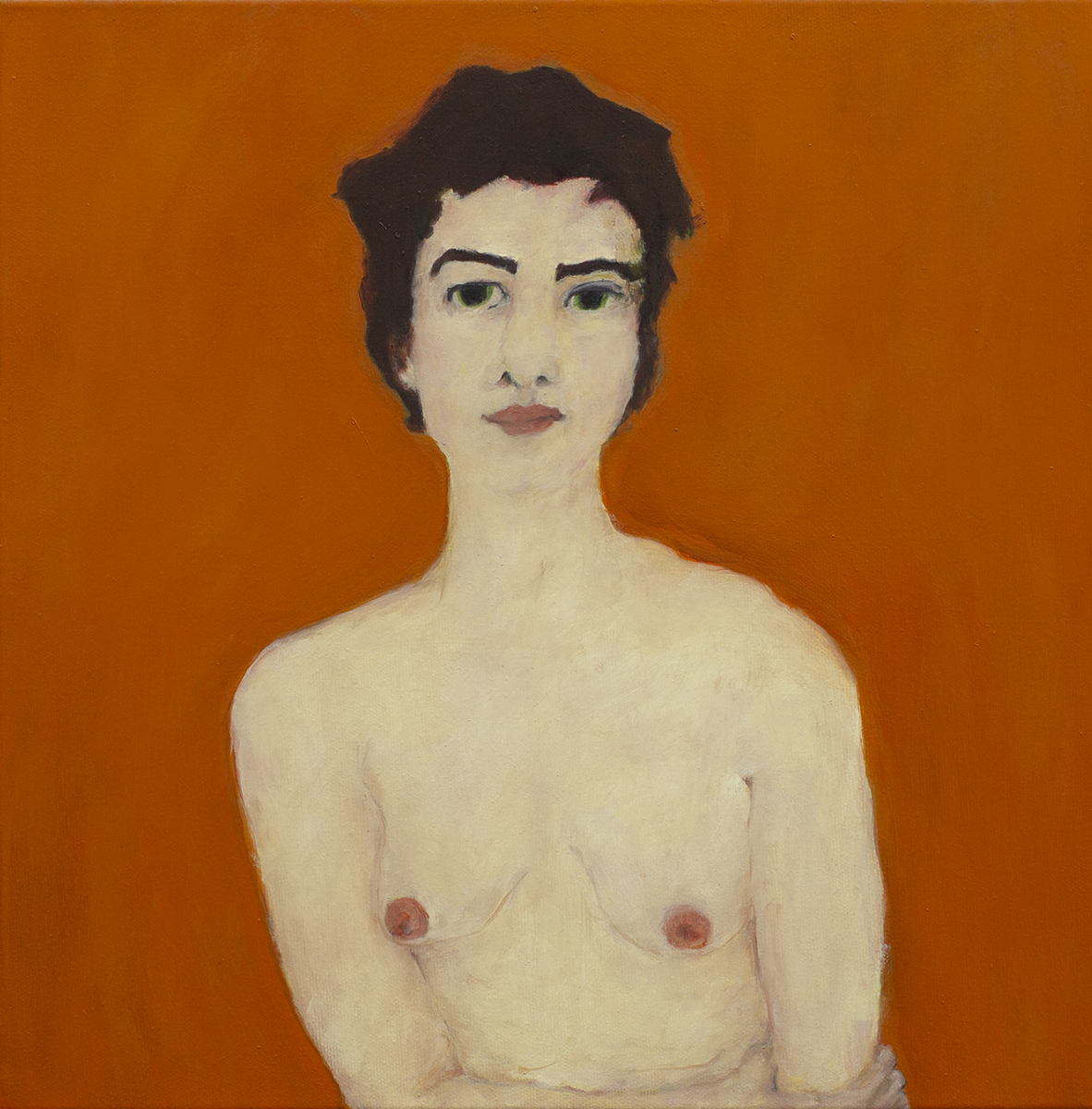 Carmel Byrne 'The Spurned (Klytie)' oil on canvas 40 x 40cm $2,000