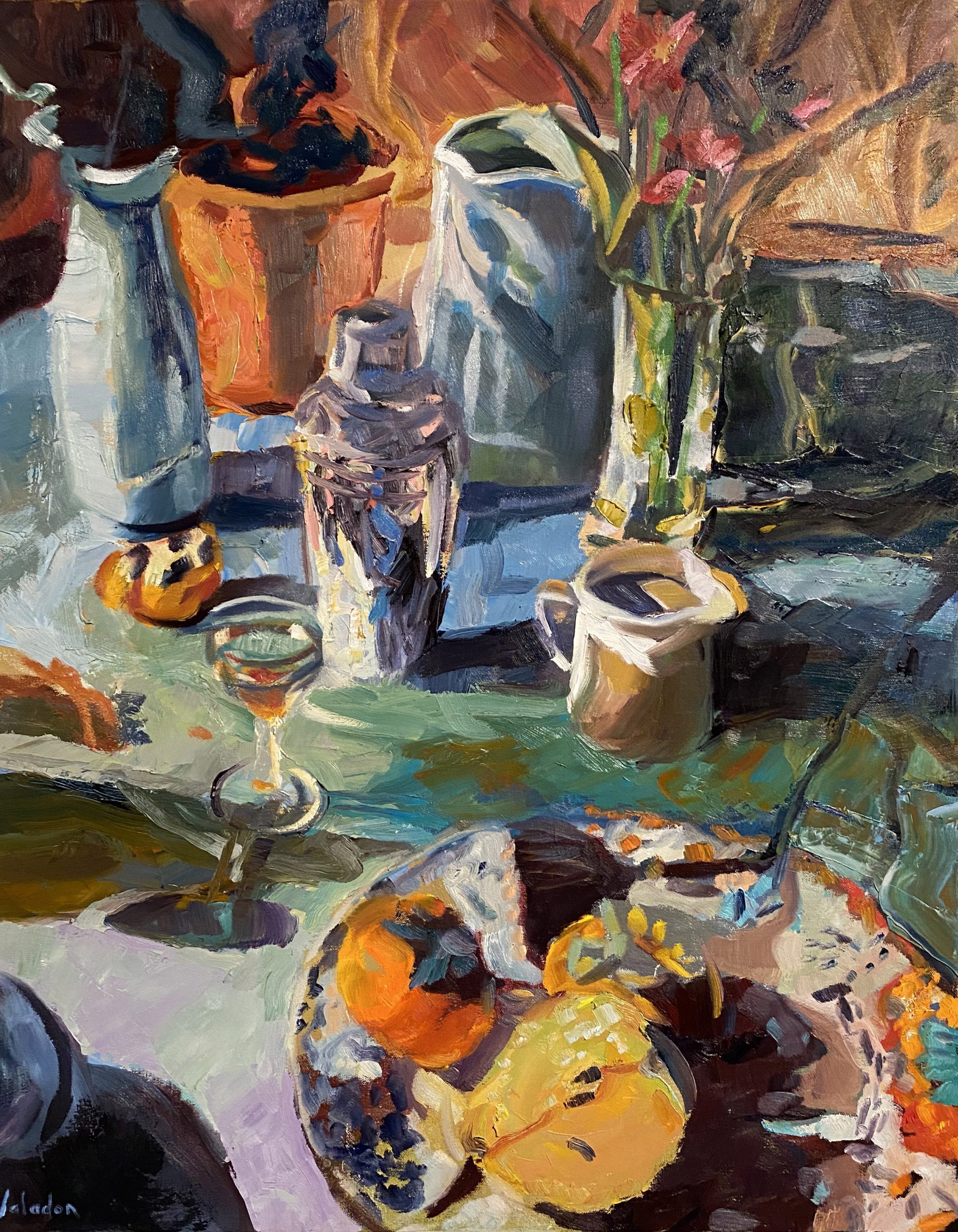 Rosemary Valadon 'In the Flow' oil on canvas 76 x 61cm $9,600