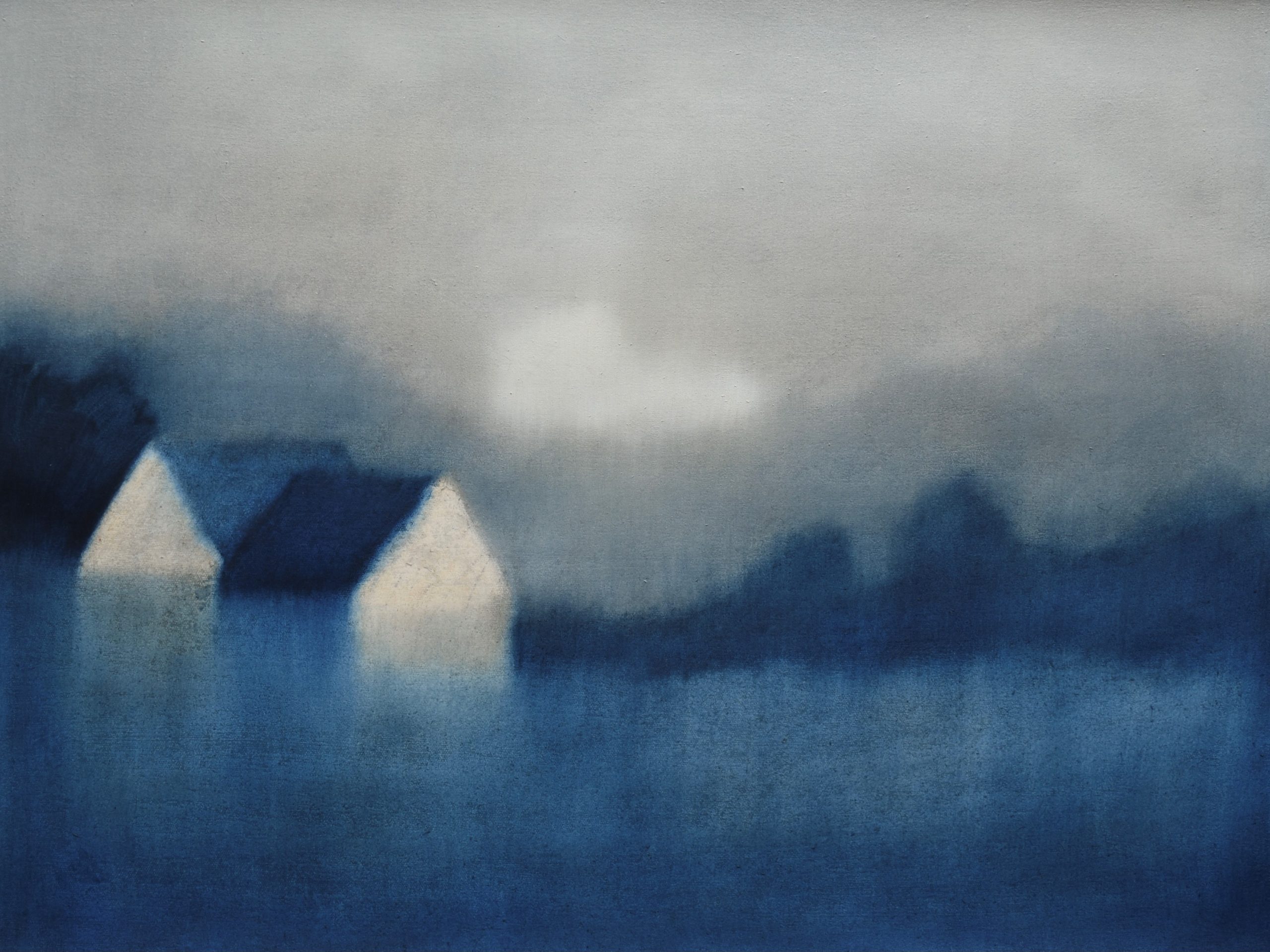 Eleanor Millard 'The Calm Day' acrylic on Dutch aquatint paper 76 x 100cm $6,500