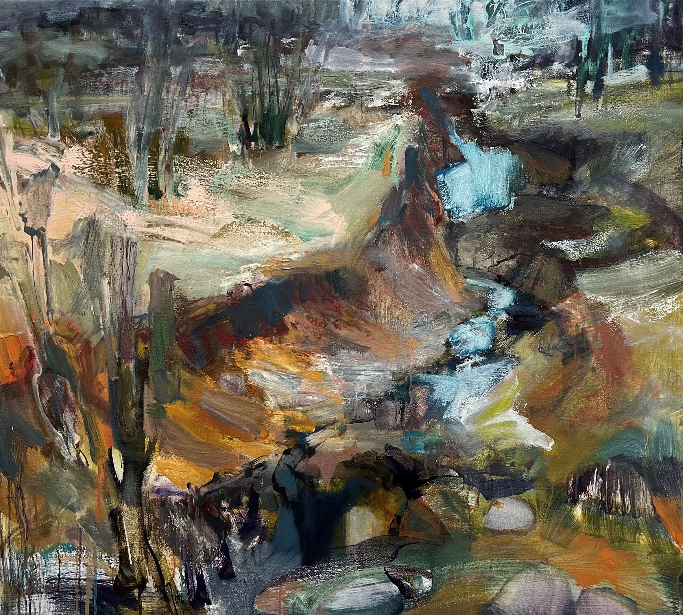 Kerry McInnis 'Cold Creek' oil on canvas 92 x 102cm $9,000 SOLD