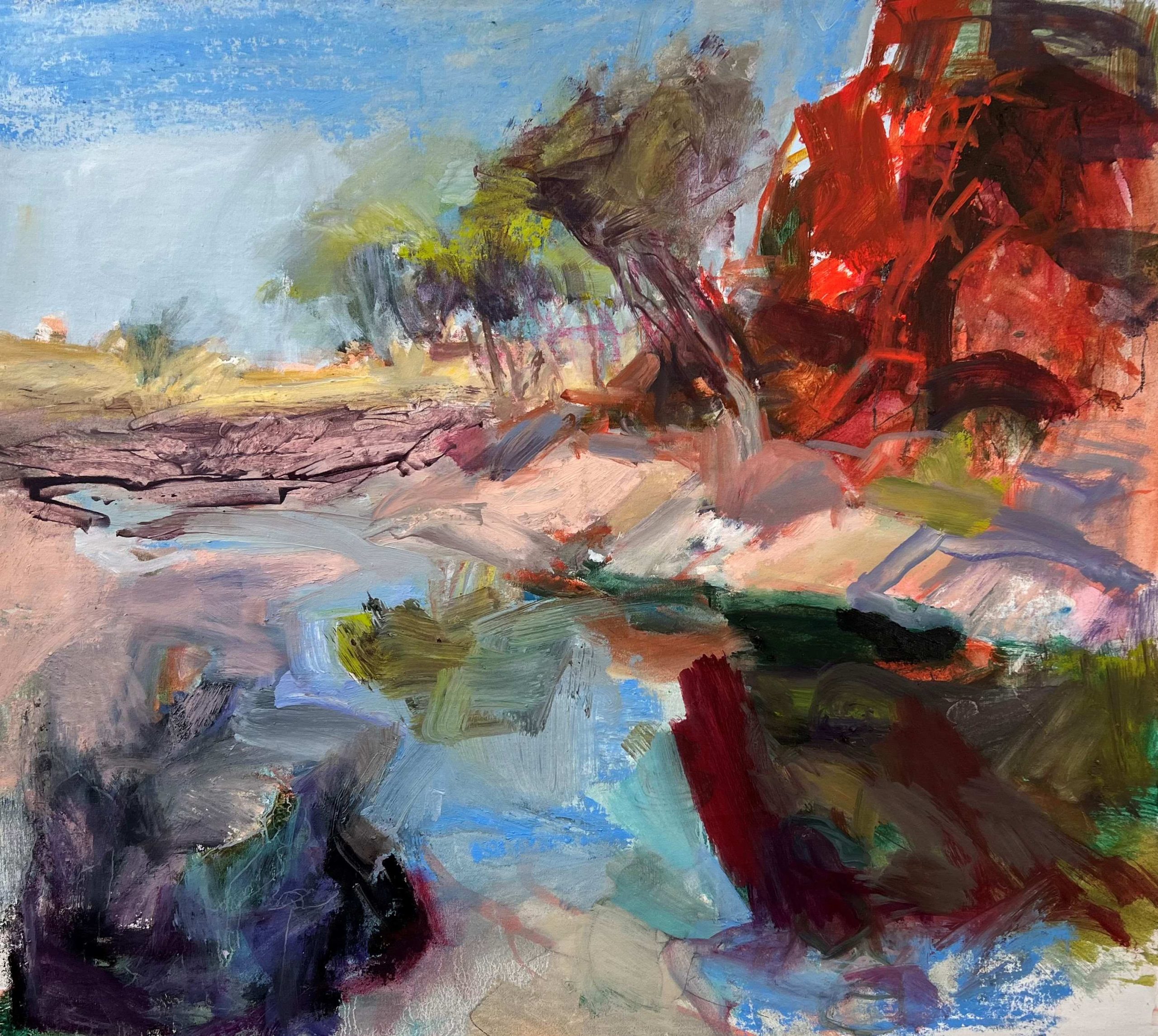 Kerry McInnis 'Desert Pool' oil on canvas 50 x 56cm $4,500 SOLD