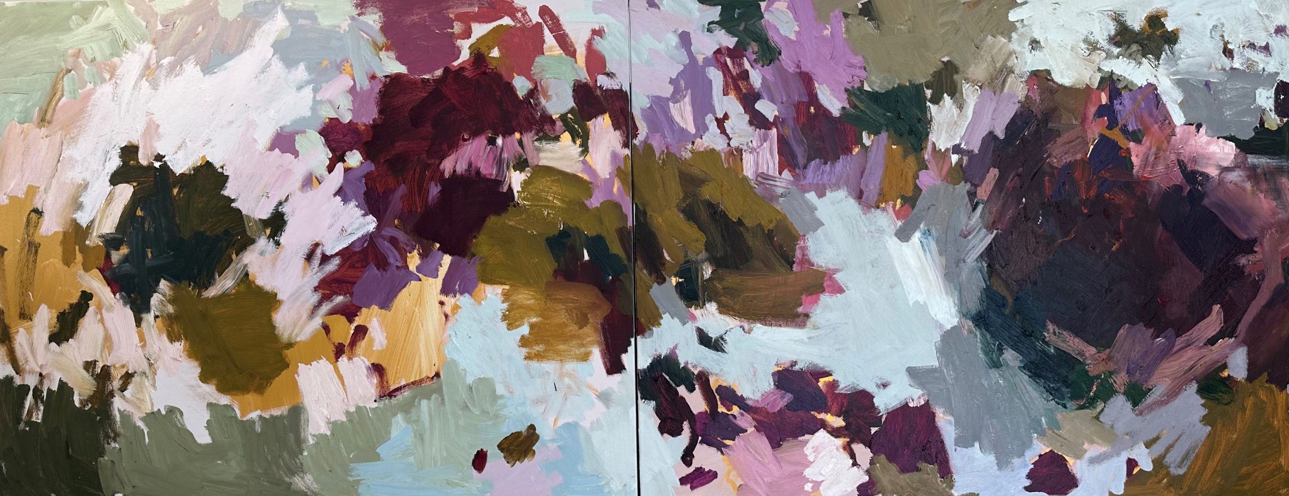 Llewellyn Skye 'We So Boujee' oil on canvas 123 x 304cm $18,500