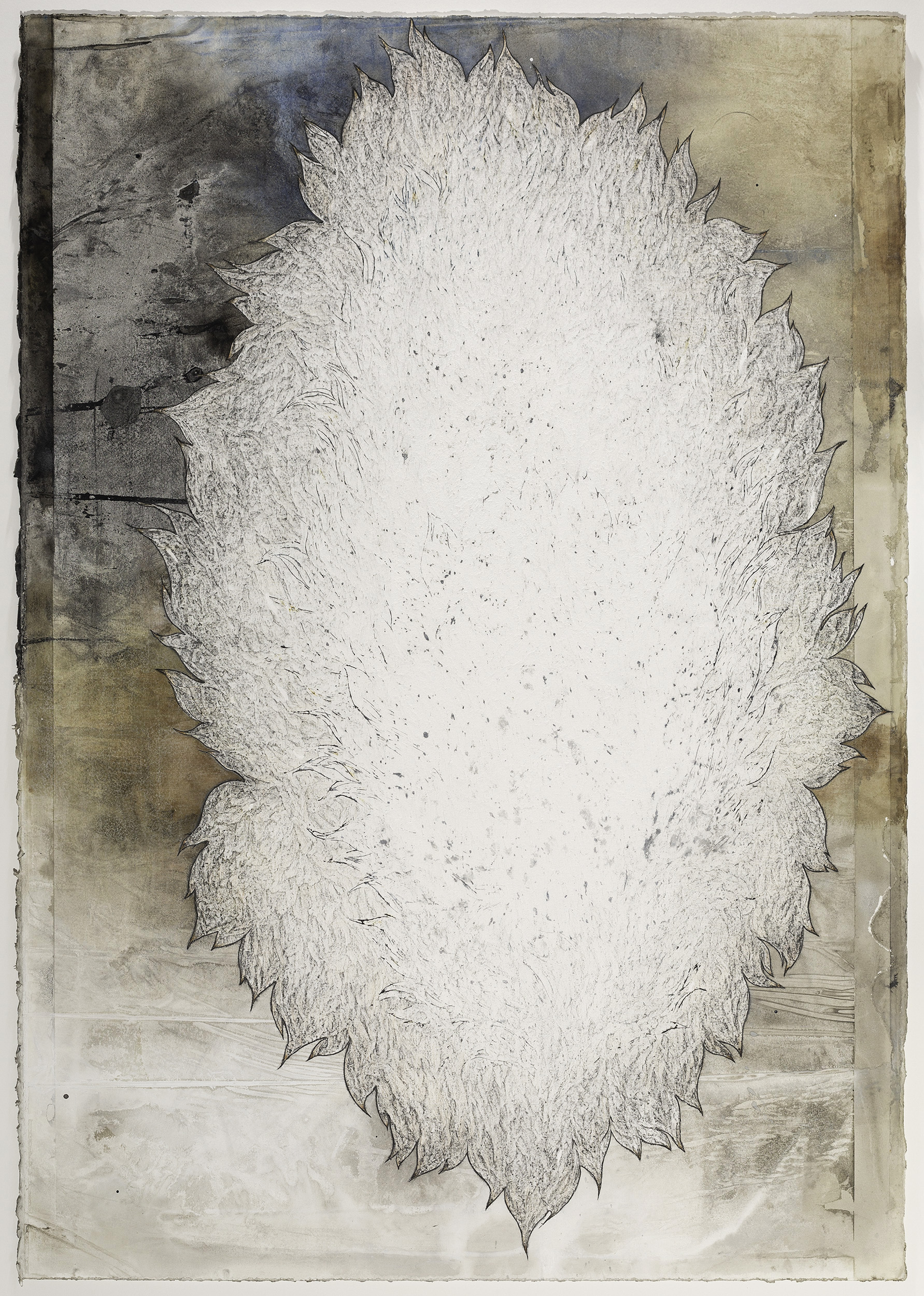 Melinda Schawel 'Featherweight' ink, graphite on torn paper 152 x 106cm $11,000