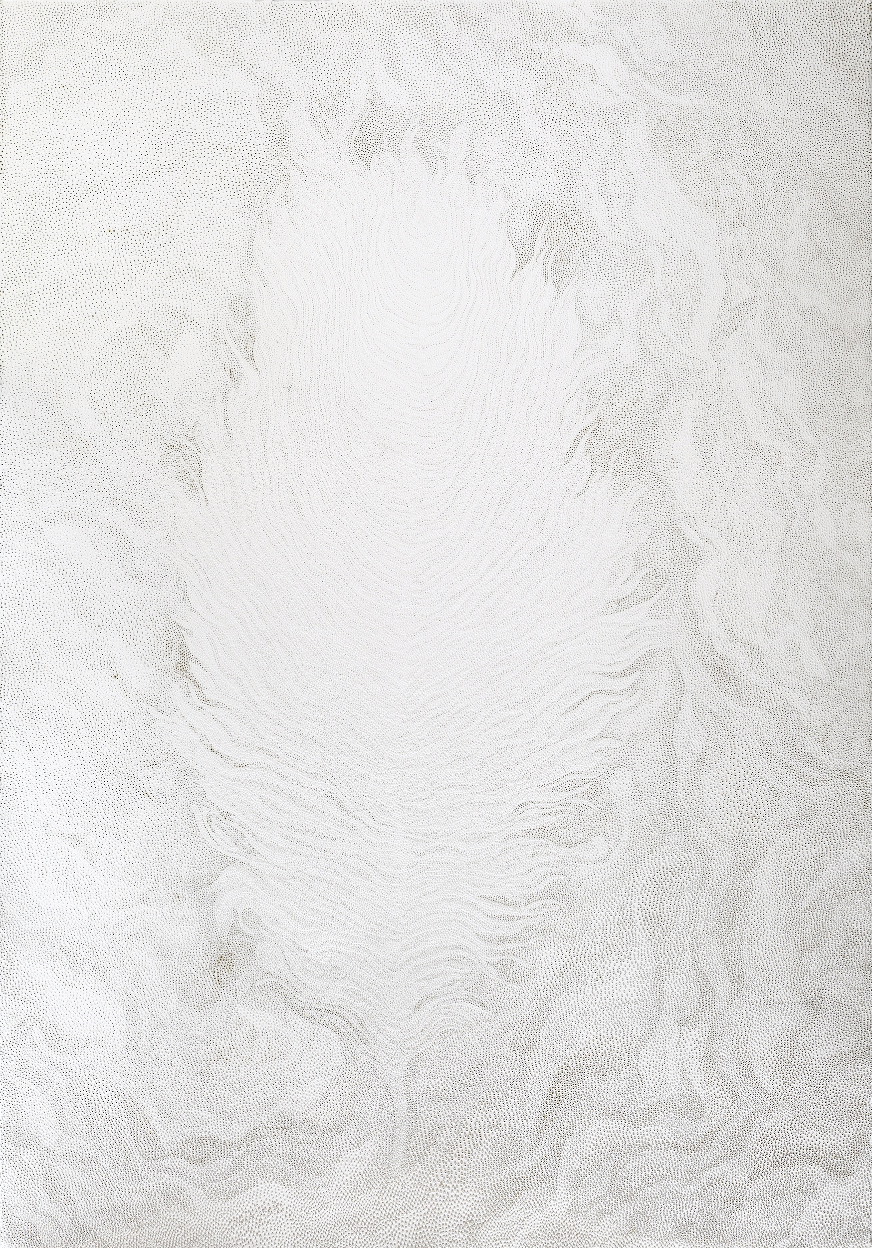 Melinda Schawel 'Let the Light In' (Side 1) perforated paper 152 x 106cm $13,000