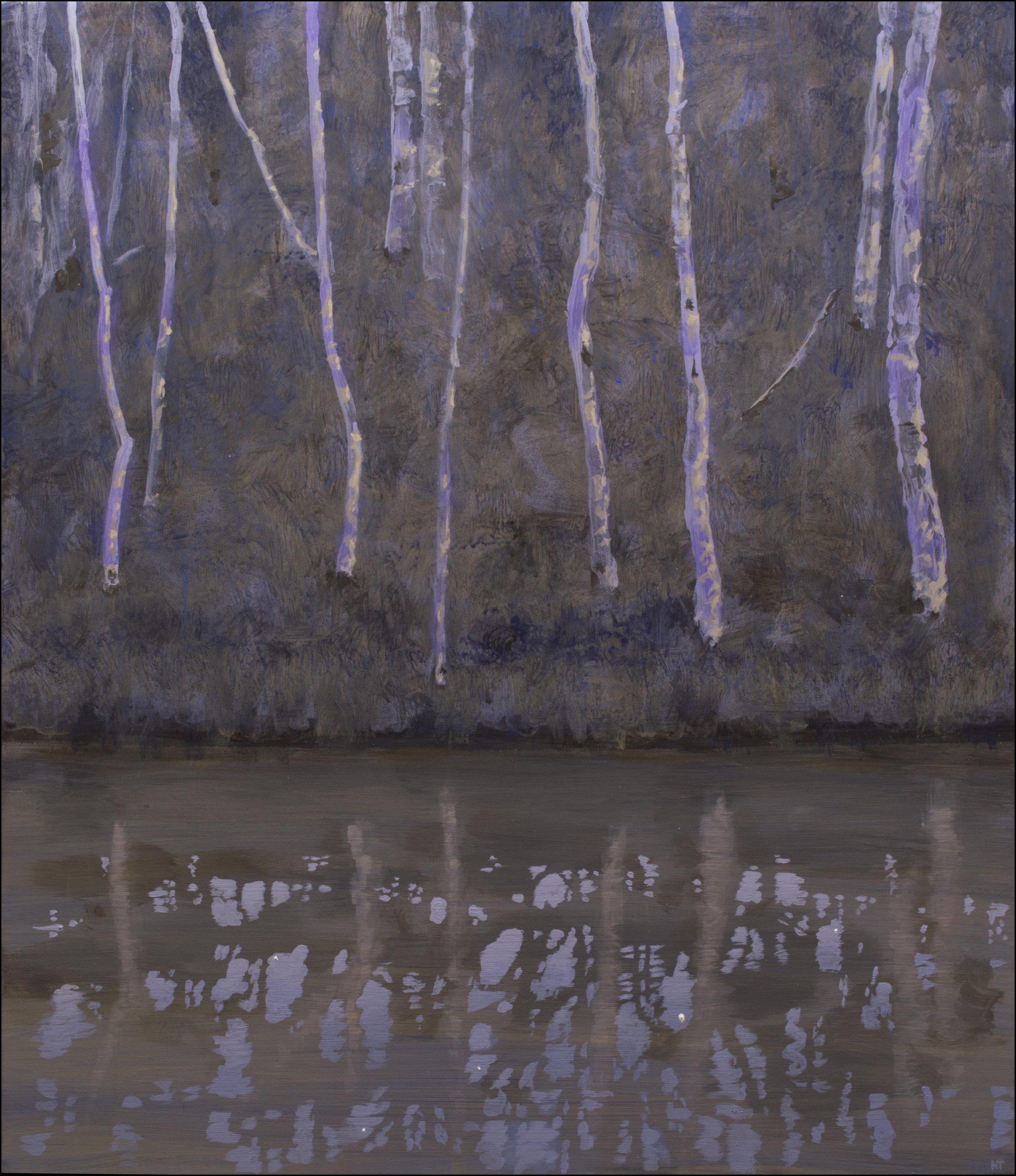 Neil Taylor 'Dusk Lagoon' acrylic on canvas 76 x 66cm $5,200 SOLD