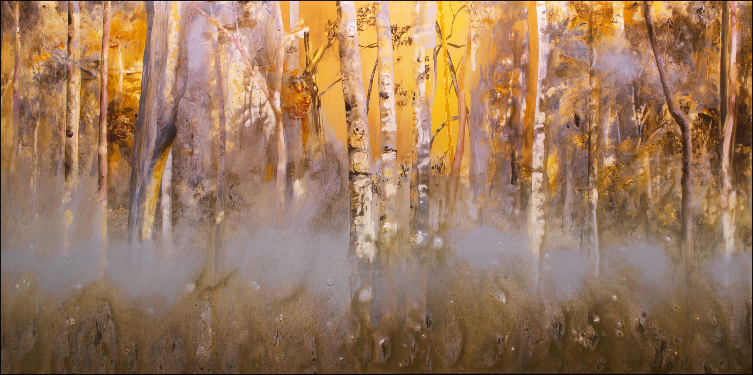 Neil Taylor 'Forest Dawn II' acrylic on canvas 91 x 183cm $16,500 SOLD