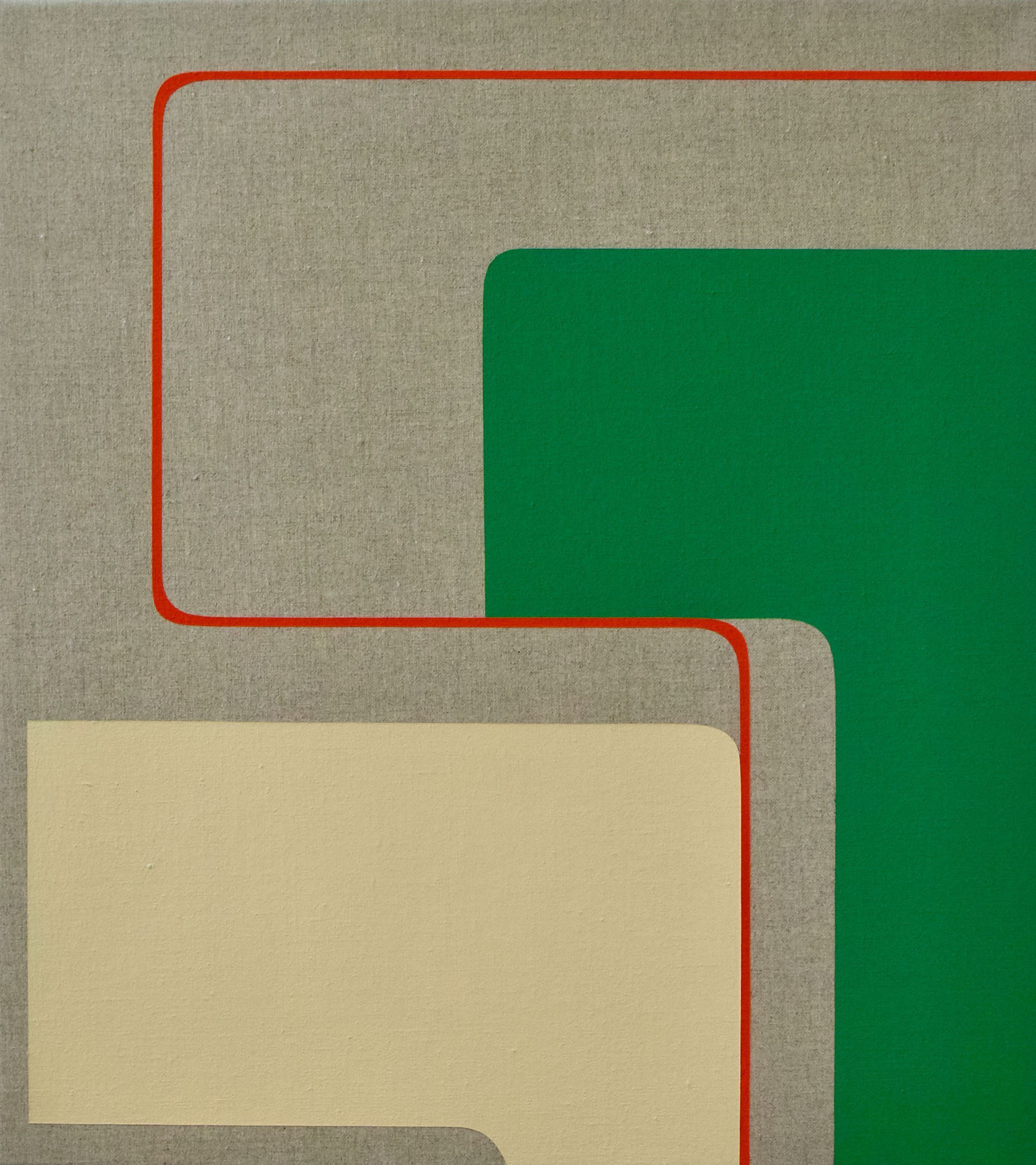 Matthew Browne 'Morii 12' vinyl tempera and oil on linen 45.5 x 40.5cm $4,600