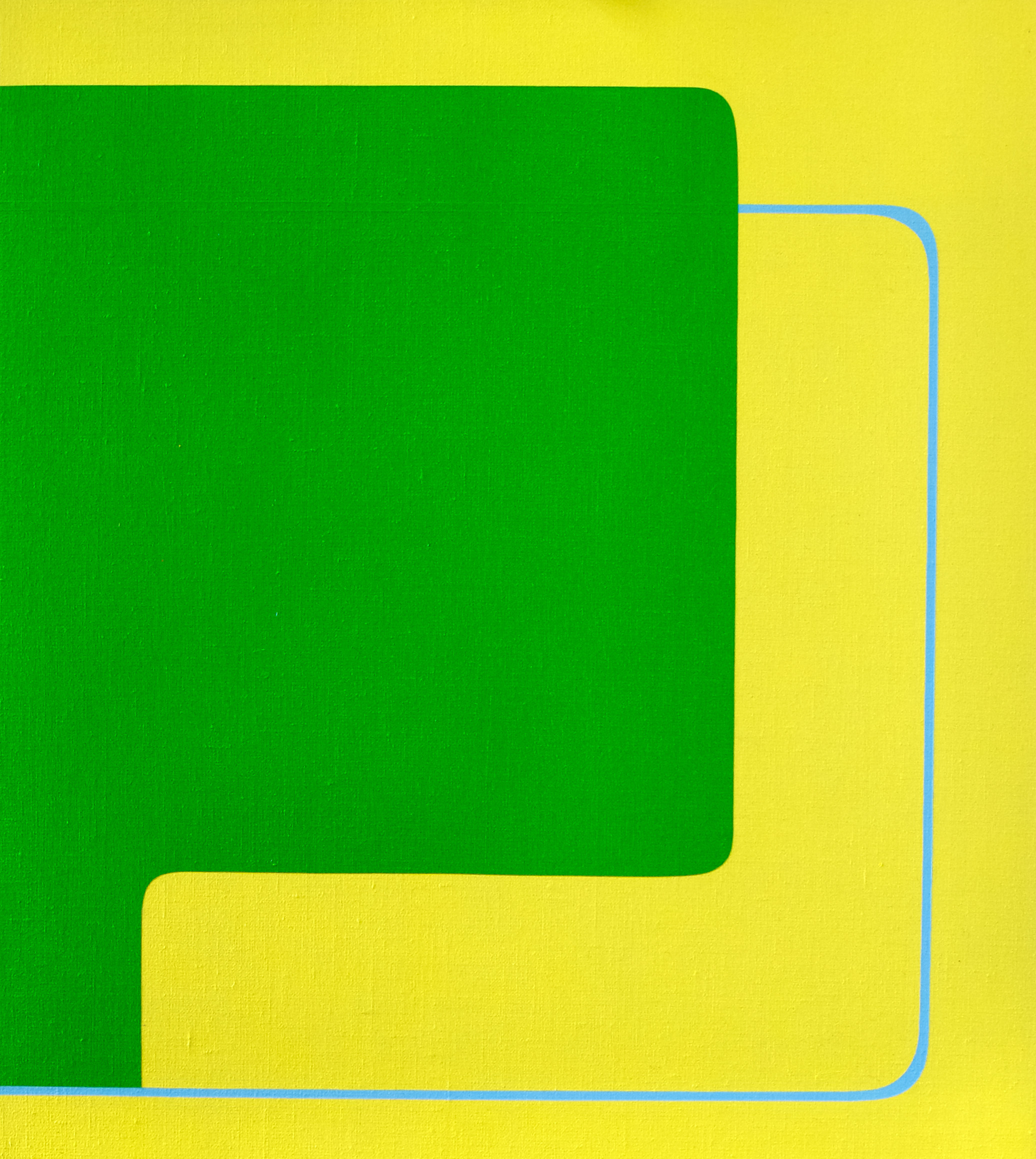 Matthew Browne 'Morii 17' vinyl tempera and oil on linen 45.5 x 40.5cm $4,600