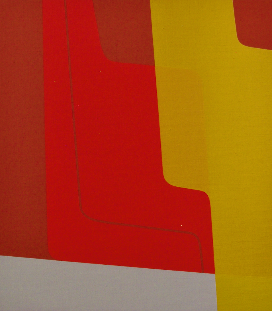 Matthew Browne 'Morii 28' vinyl tempera and oil on linen 45.5 x 40.5cm $4,600