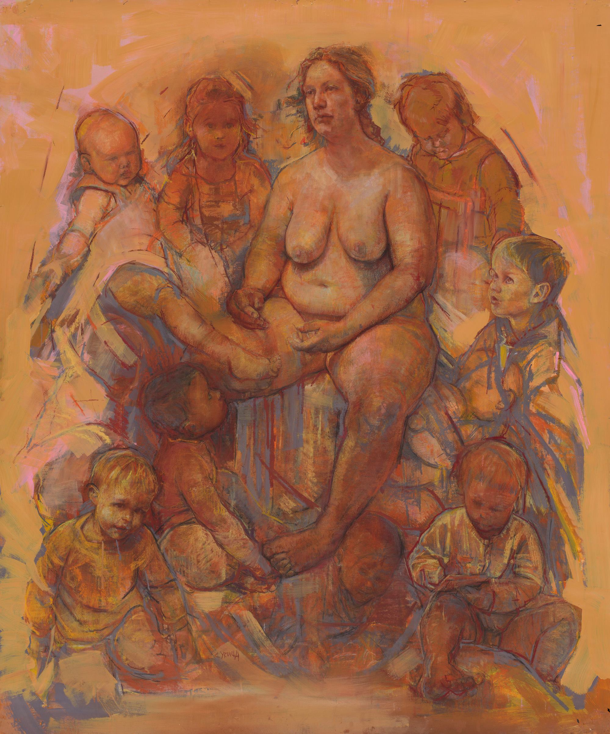 Dagmar Cyrulla 'Madonna and Other People's Children' $22000