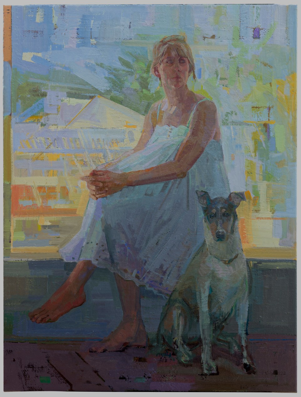 Dagmar Cyrulla 'Strength and Loyalty' oil on linen 82 x 61cm $8000