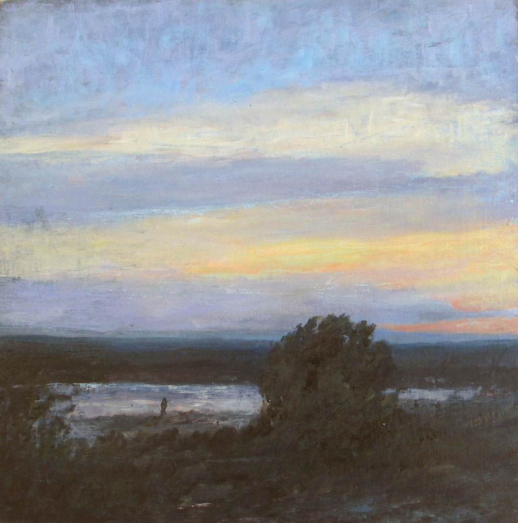 Boyd Sanday 'It's too late for Shadows' oil on linen 50 x 50cm$3950 $3,950