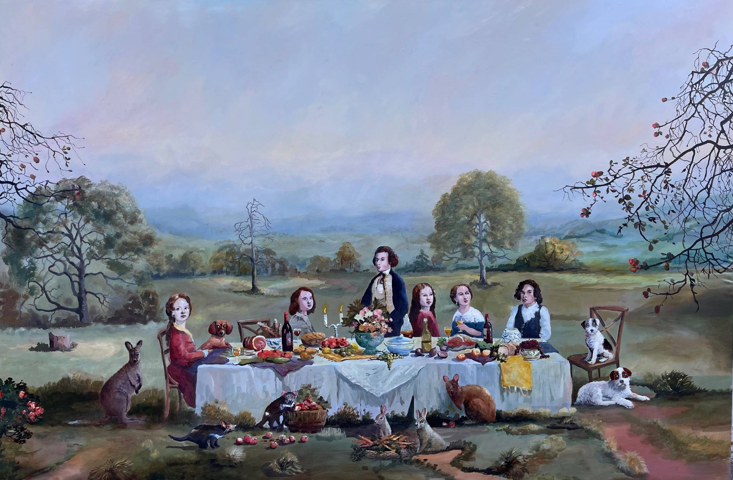 Melissa Egan 'Autumn Feast' acrylic on linen 153 x 230cm $37,000