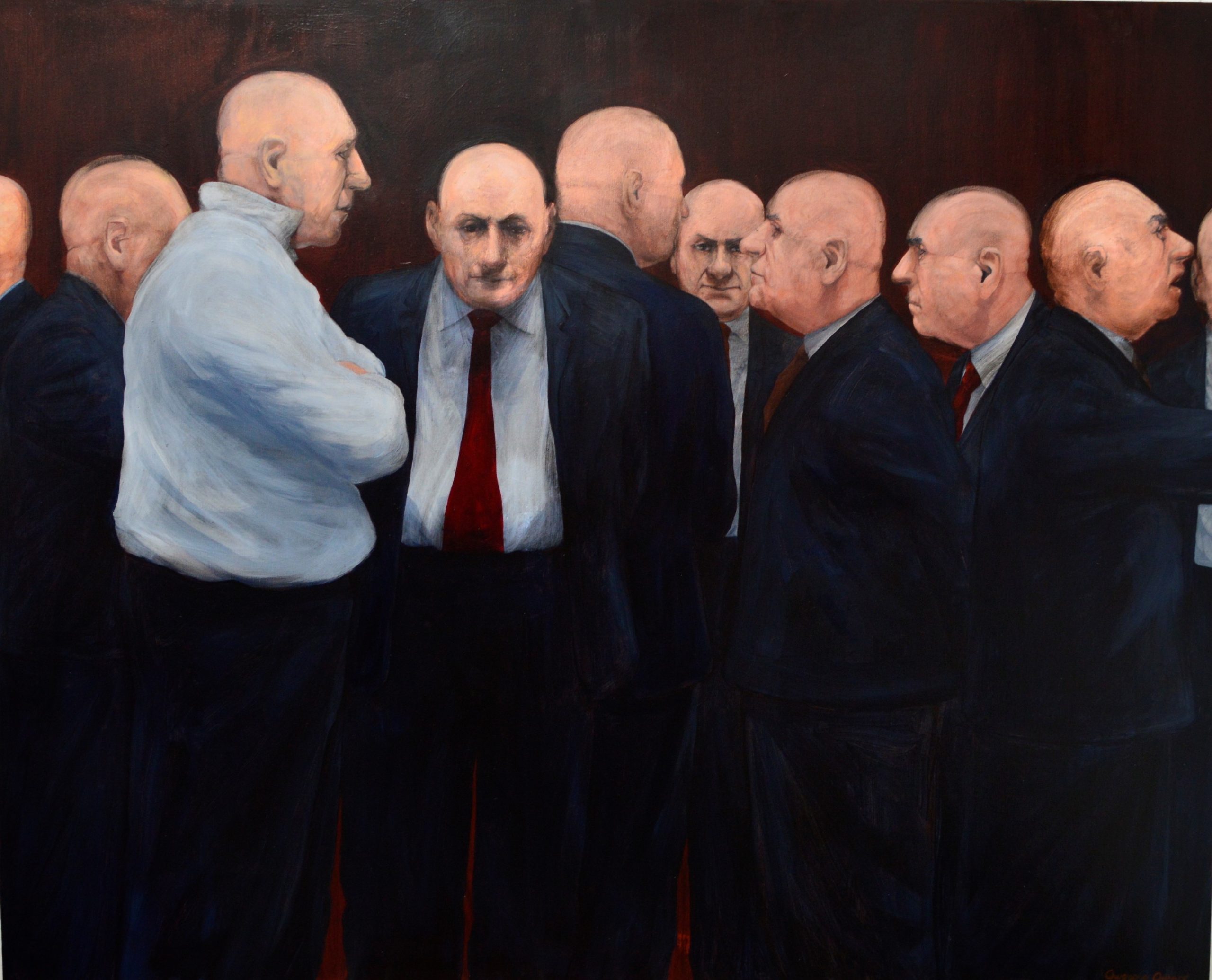 Christopher Orchard 'A NIGHT WATCH' oil on canvas 122x152cm $26,000