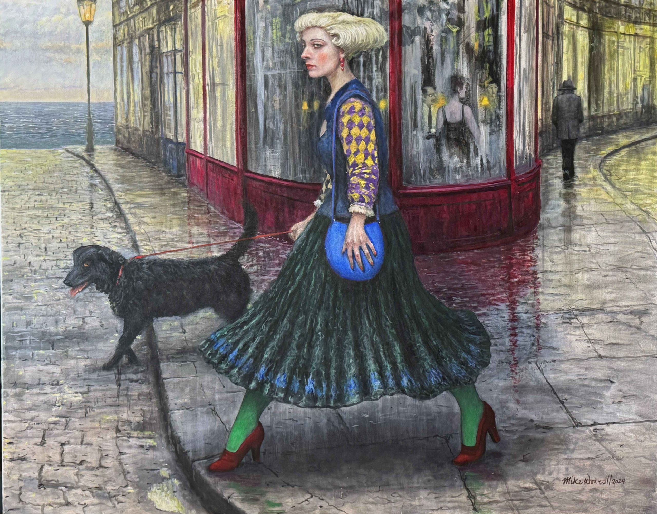 Mike Worrall 'Stepping Out' oil on canvas 122 x 152cm $25000