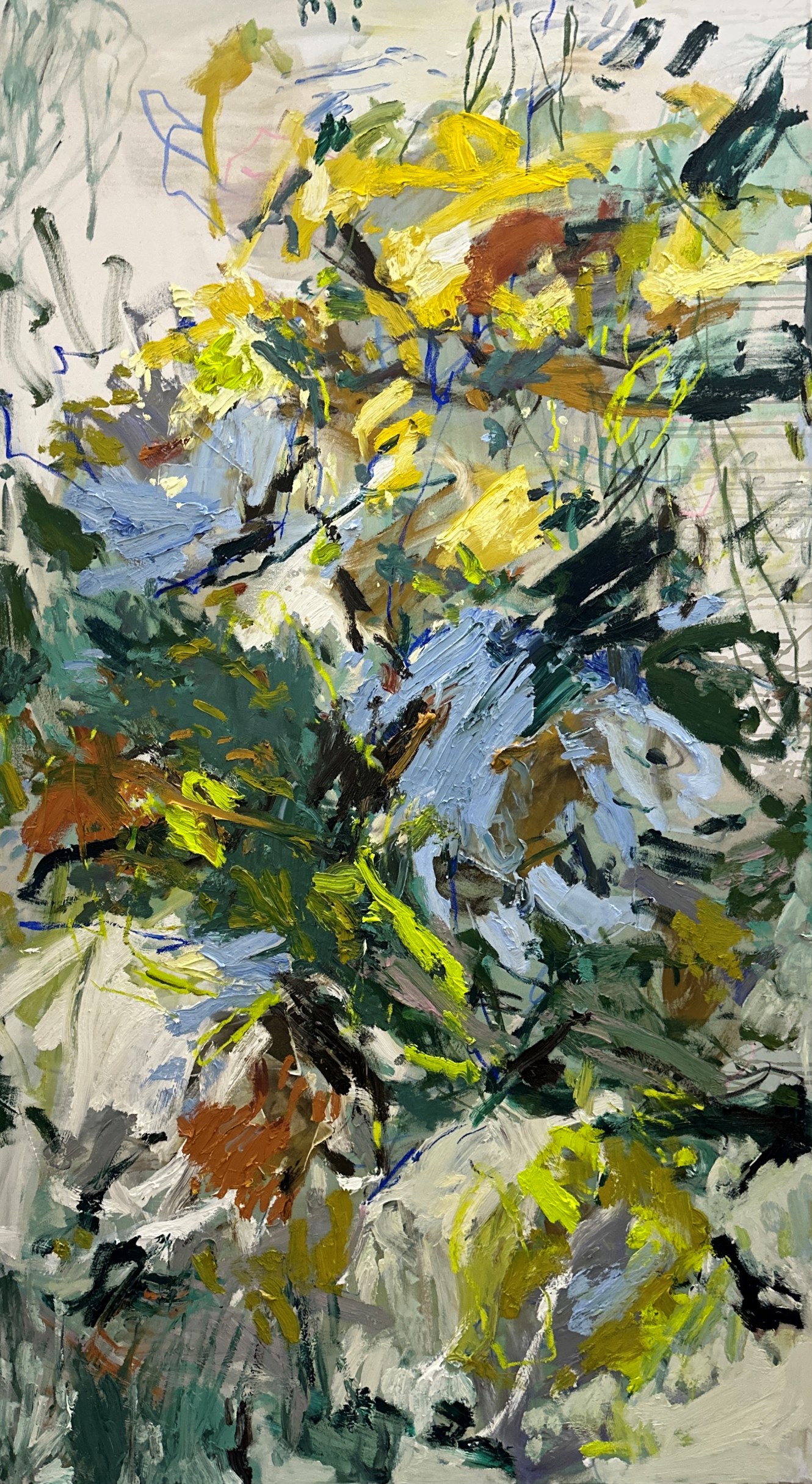 Llewellyn Skye 'Between Earth And Sky' oil on canvas 183 x 101cm $10,000