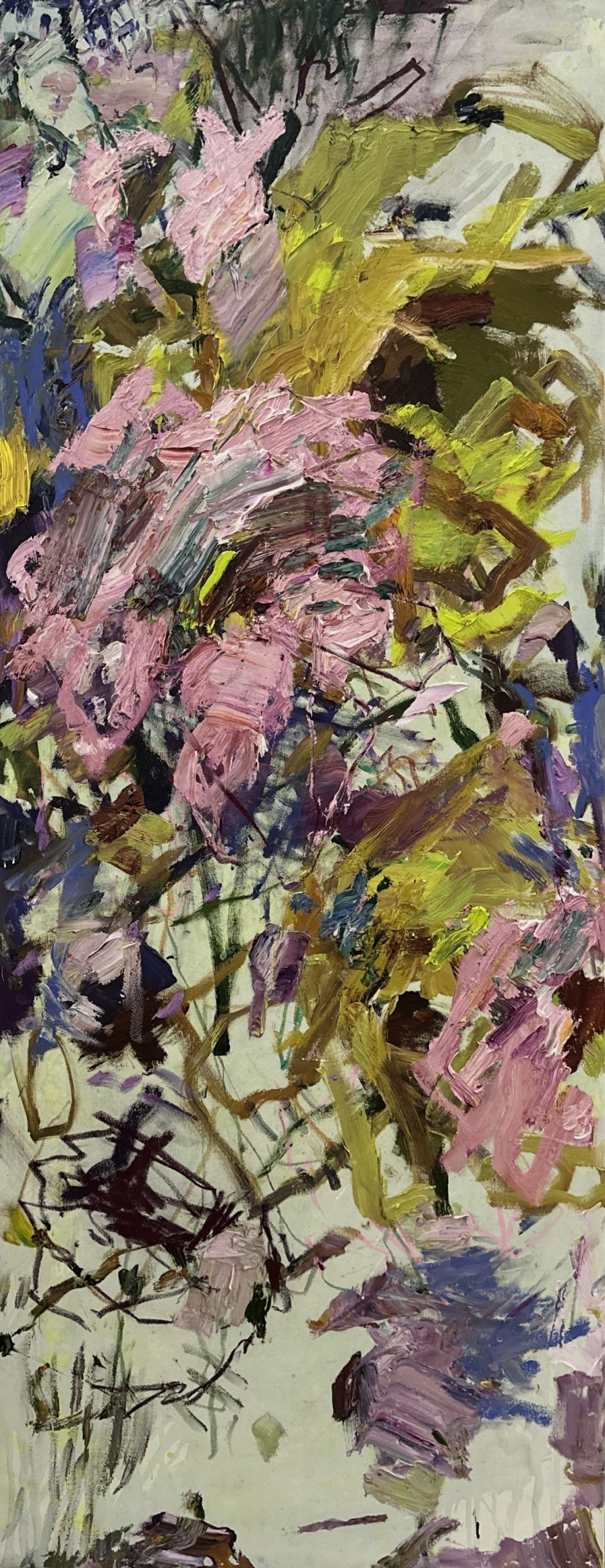 Llewellyn Skye 'Wading Through Warmth' oil on canvas 156 x 61cm $5,500
