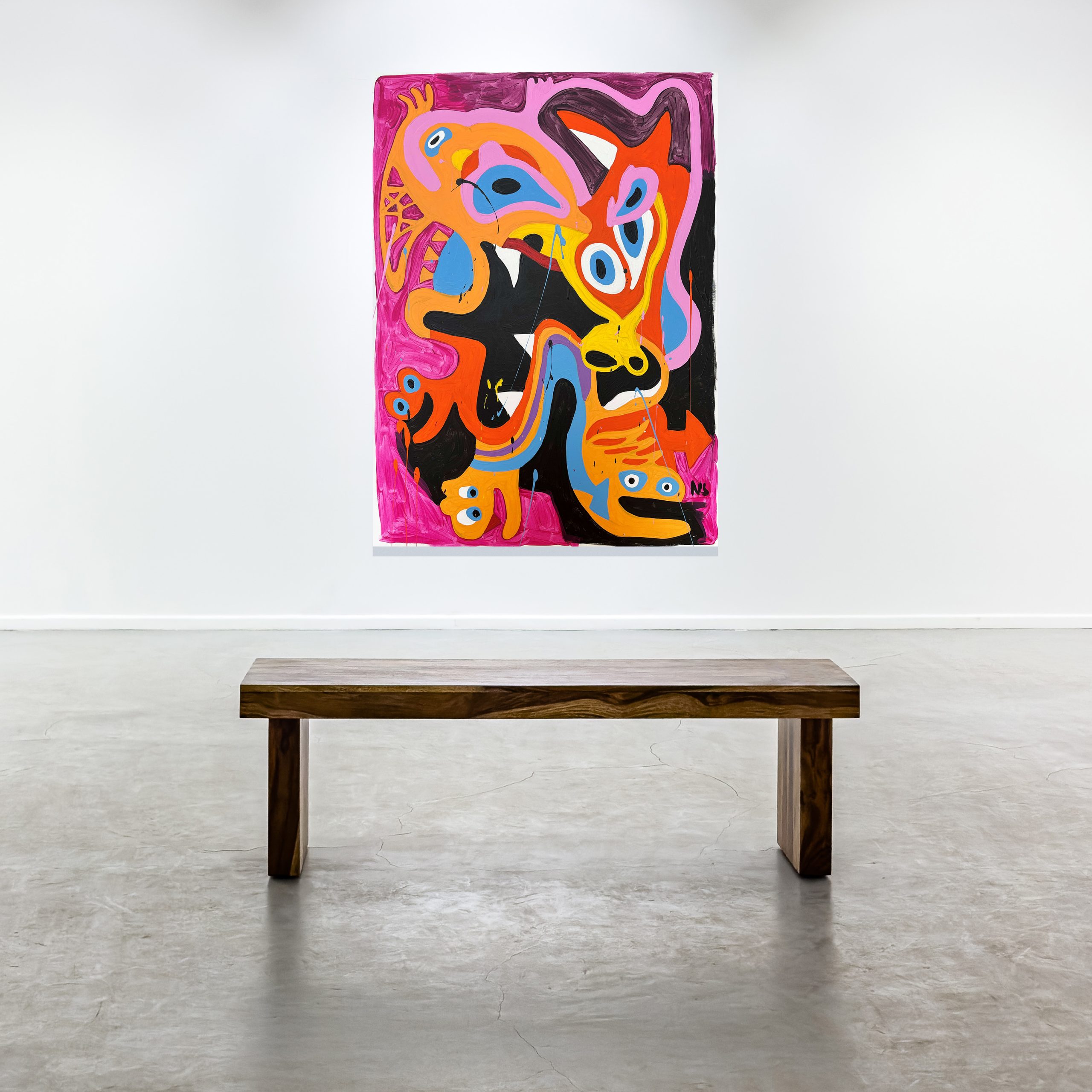 Nigel Sense 'Cockling on a Friday night' acrylic on canvas 80 x 110cm $4,400 Nigel Sense 'Cockling on a Friday night' acrylic on canvas 80 x 110cm $4,400