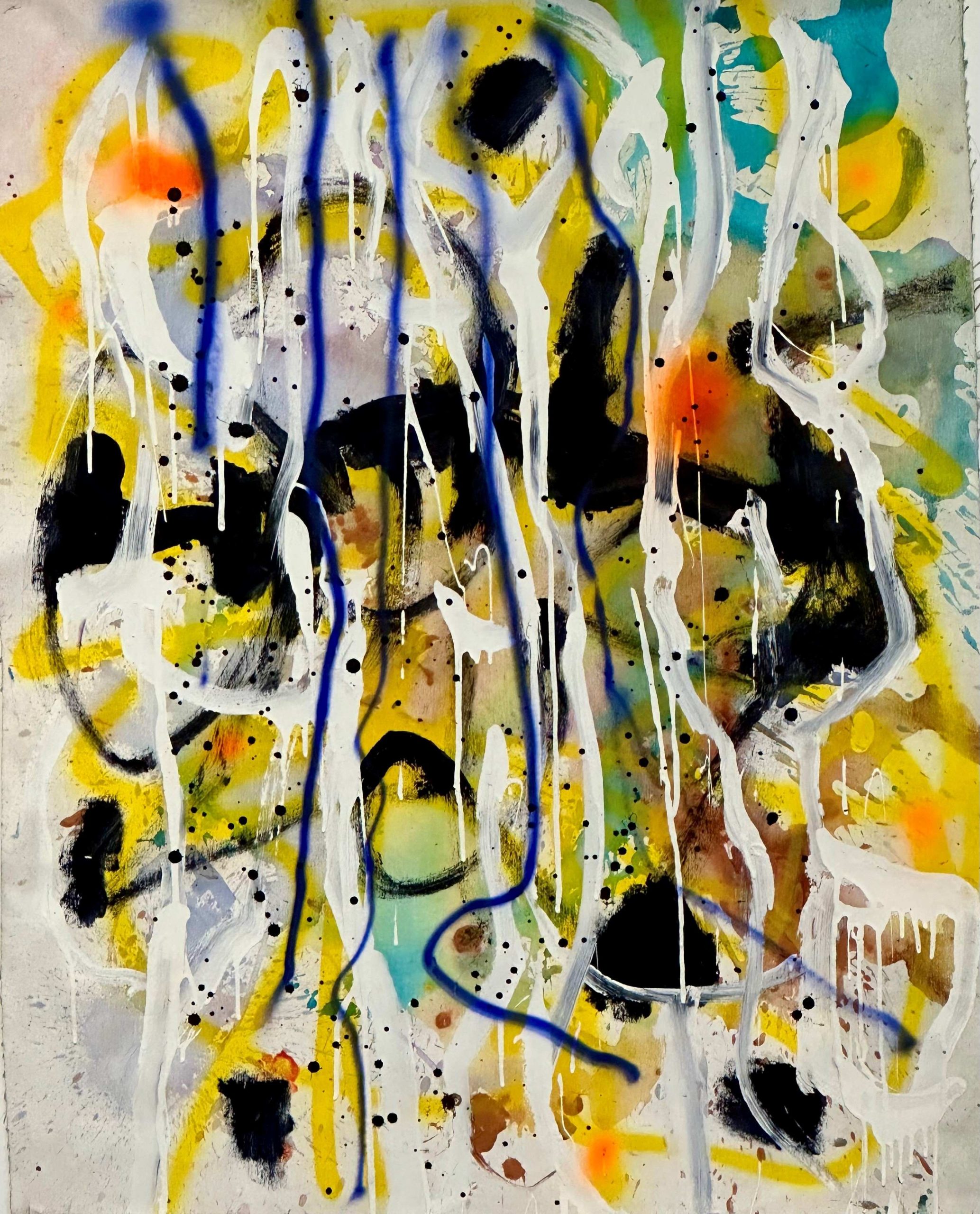 Al Poulet 'Ghost Painting' acrylic and spray paint on canvas 97 x 74cm $4,800 Al Poulet 'Ghost Painting' acrylic and spray paint on canvas 97 x 74cm $4,800