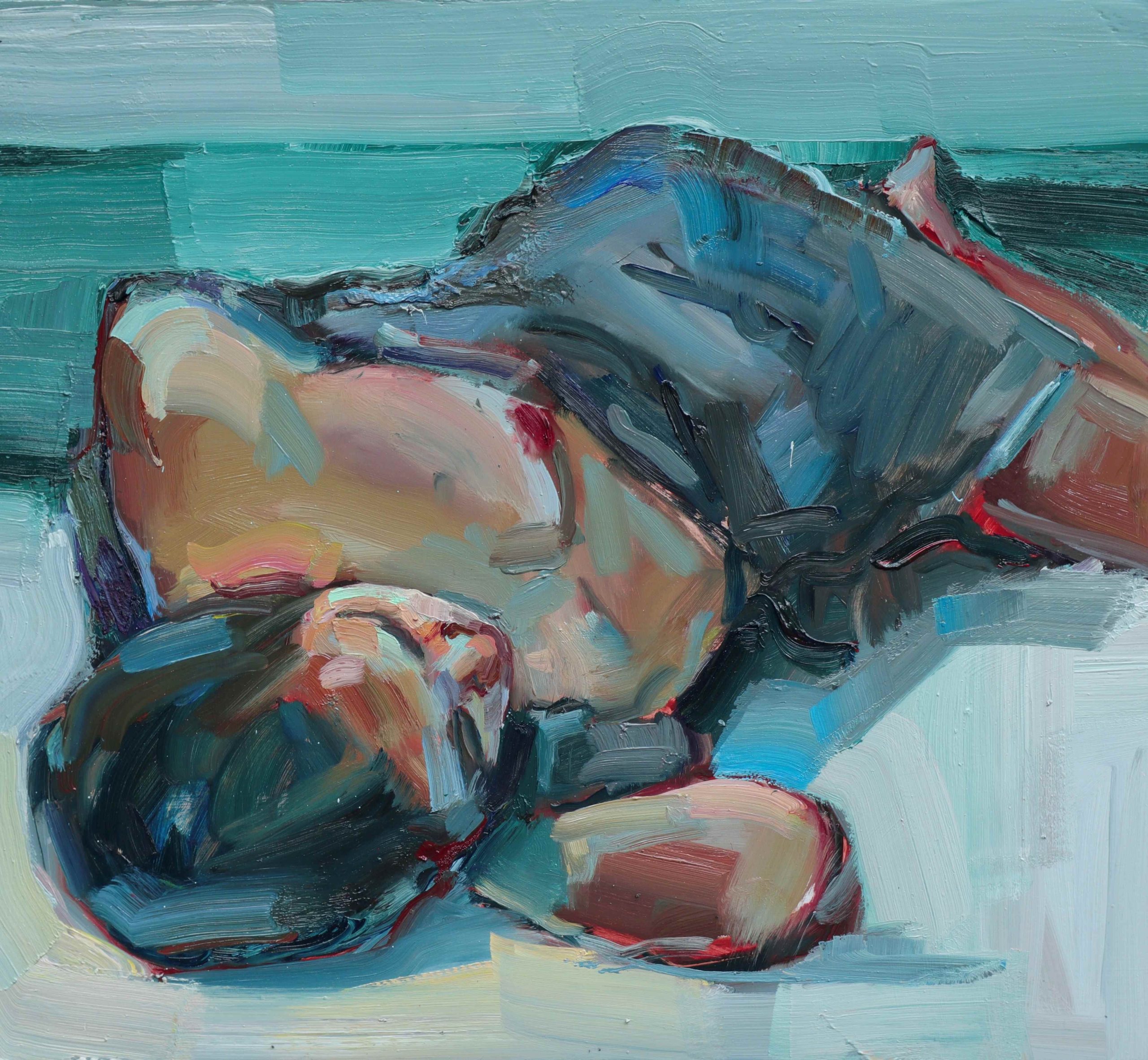 Dylan Jones 'Dozing ' oil on aluminium 50 x 65cm $4,000 Dylan Jones 'Dozing ' oil on aluminium 50 x 65cm $4,000