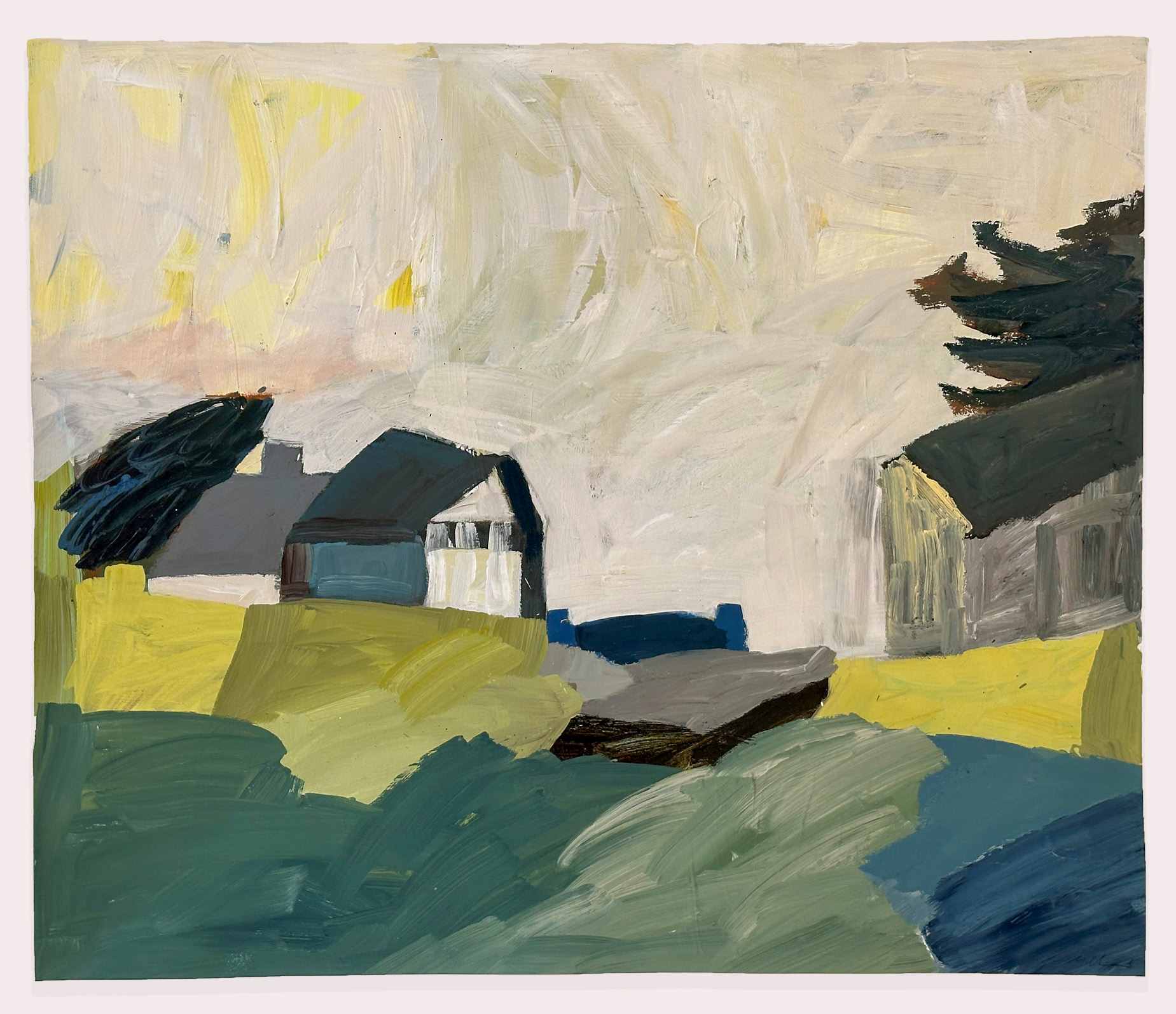 Eleanor Millard 'The Green Lawn' acrylic on paper 114 x 135cm $8,700 Eleanor Millard 'The Green Lawn' acrylic on paper 114 x 135cm $8,700