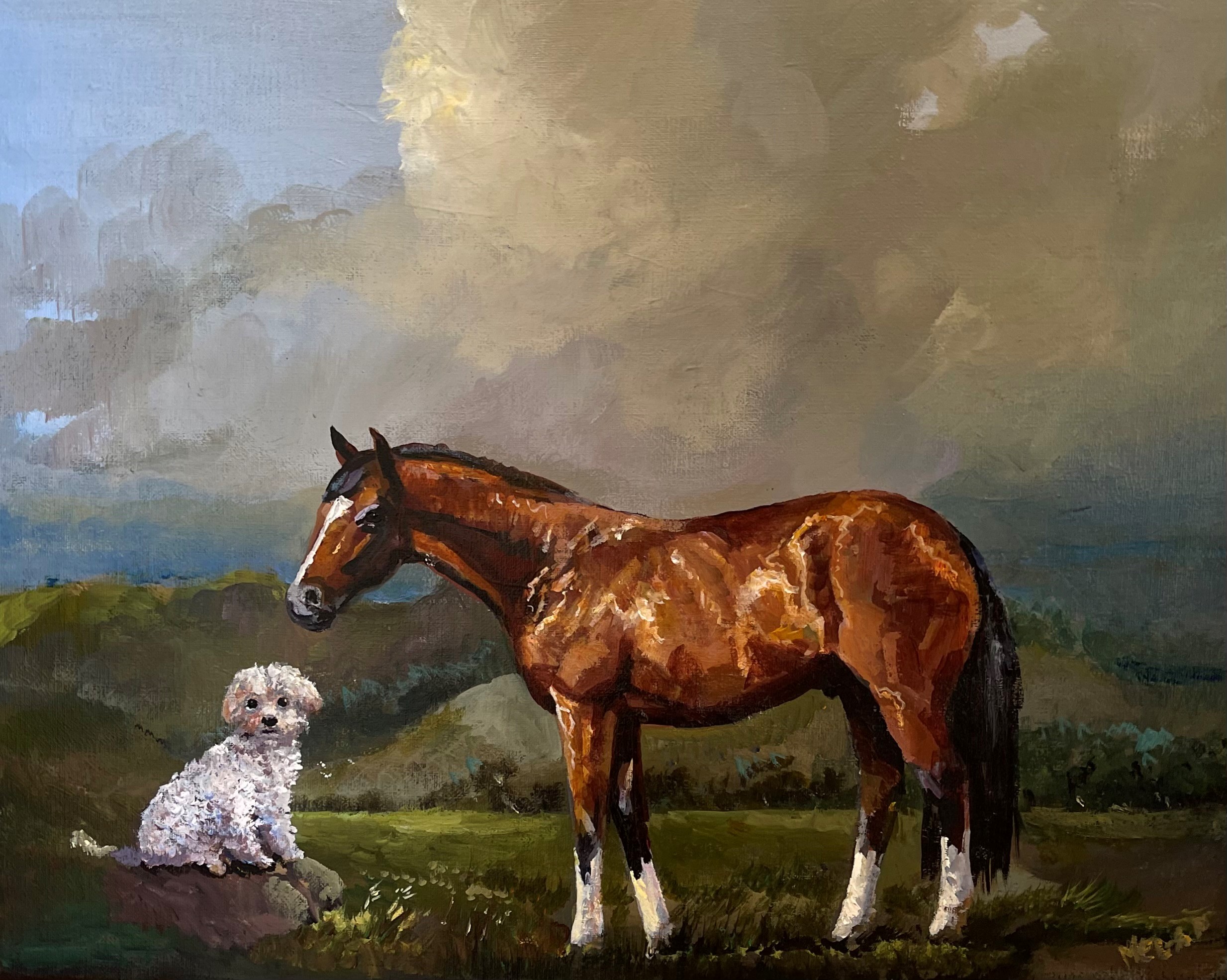 Melissa Egan 'I'm Listening to you' acrylic on canvas 40 x 50cm $4,800 Melissa Egan 'I'm Listening to you' acrylic on canvas 40 x 50cm $4,800