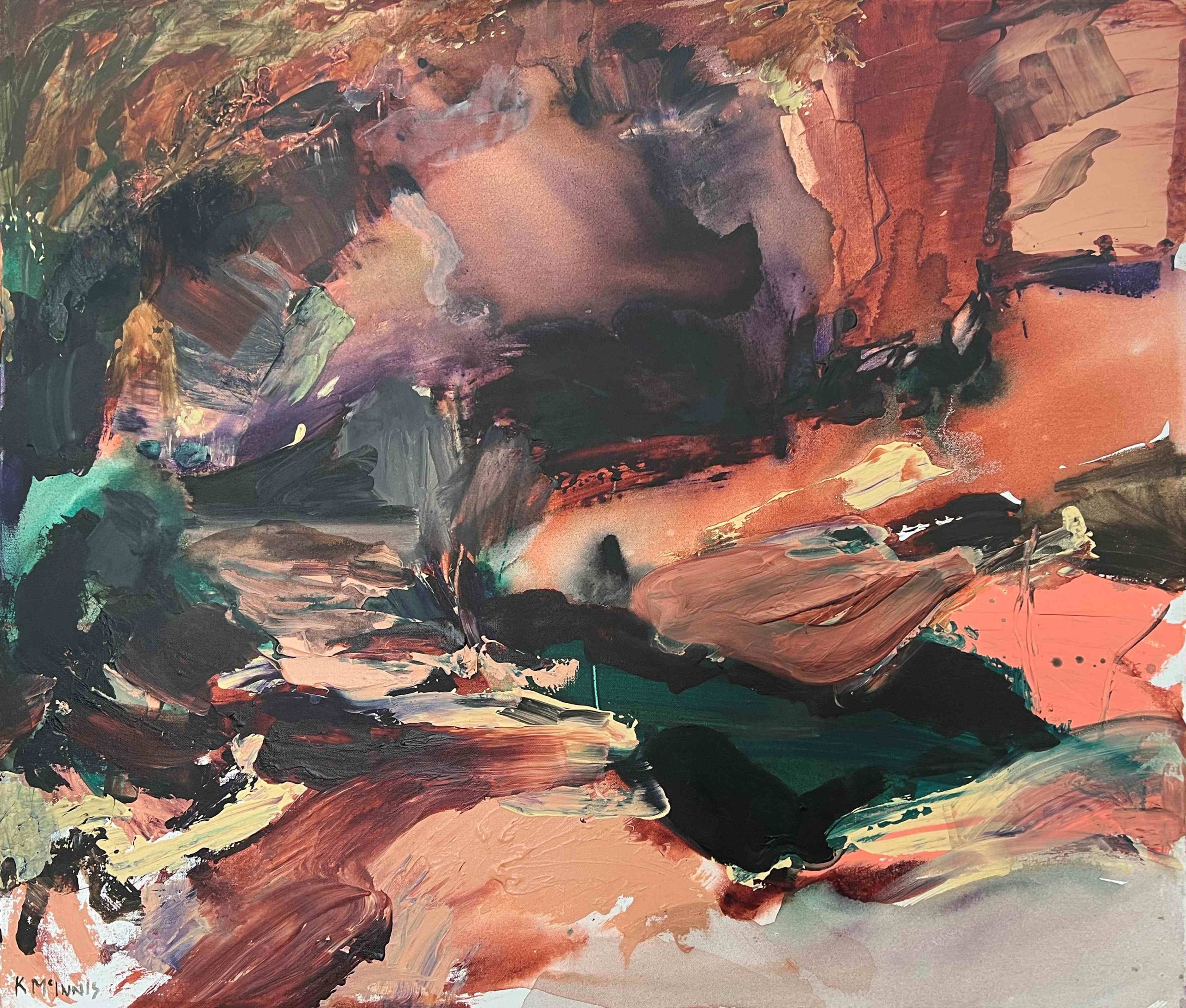 Kerry McInnis 'Grotto' synthetic polymer paint on canvas 61 x 71cm $5,000 Kerry McInnis 'Grotto' synthetic polymer paint on canvas 61 x 71cm $5,000